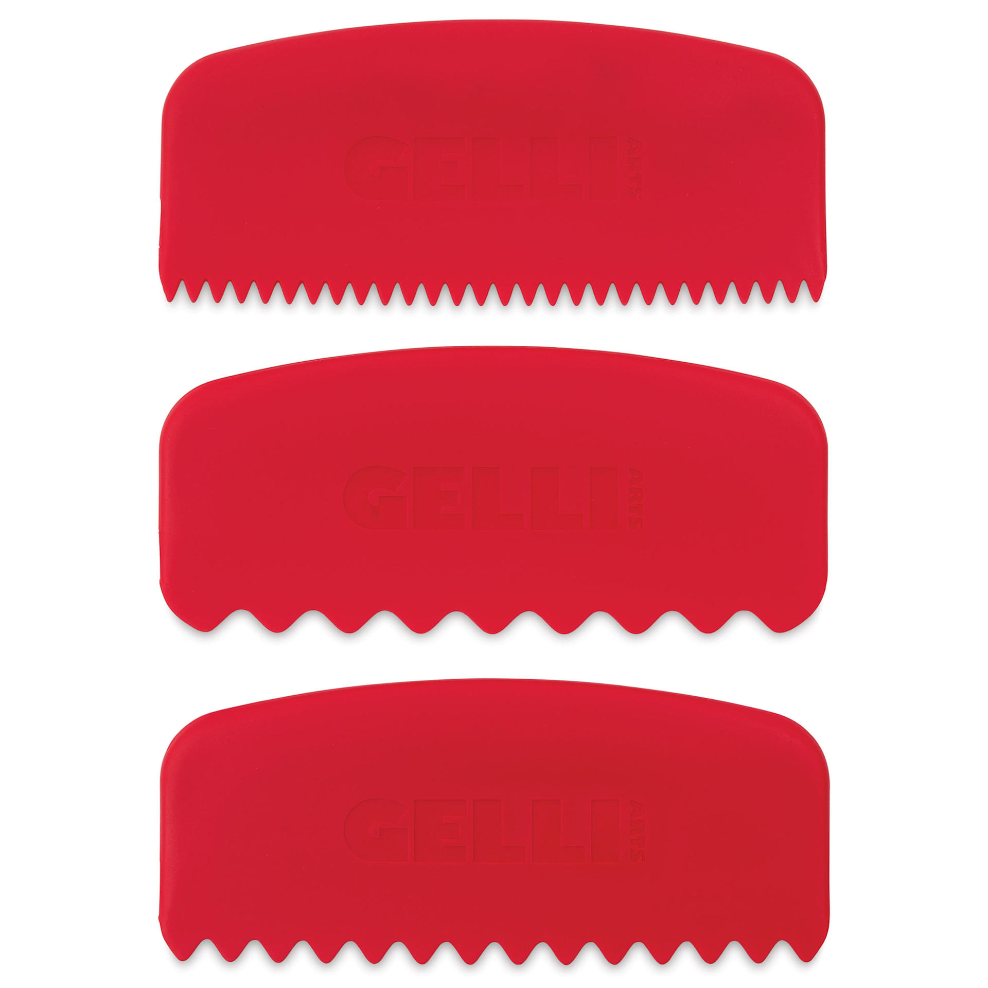 Gelli Arts Large Printing Tools - Set of 3, Round