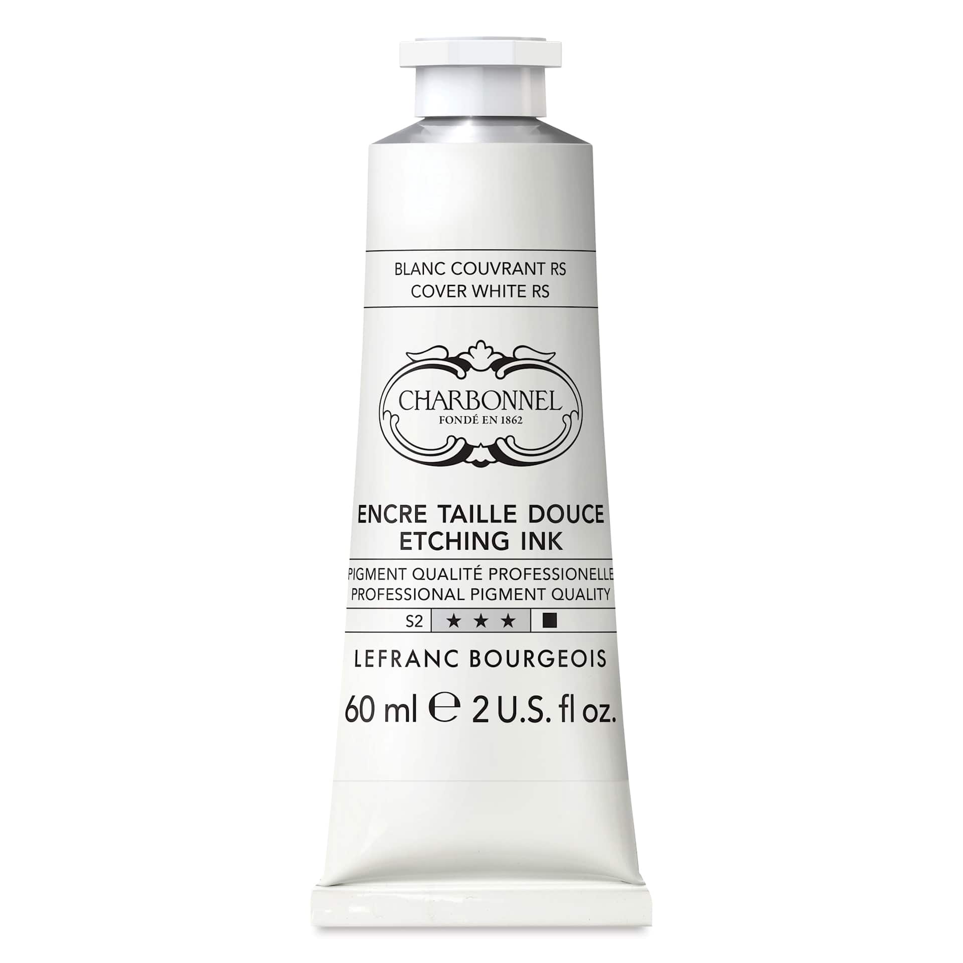 Charbonnel Etching Ink - Covering White, 60 ml