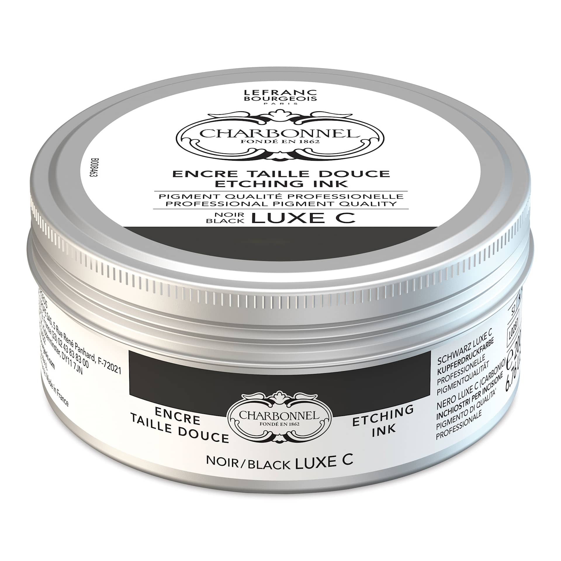 Charbonnel Etching Ink - Black Luxe C, 200 ml