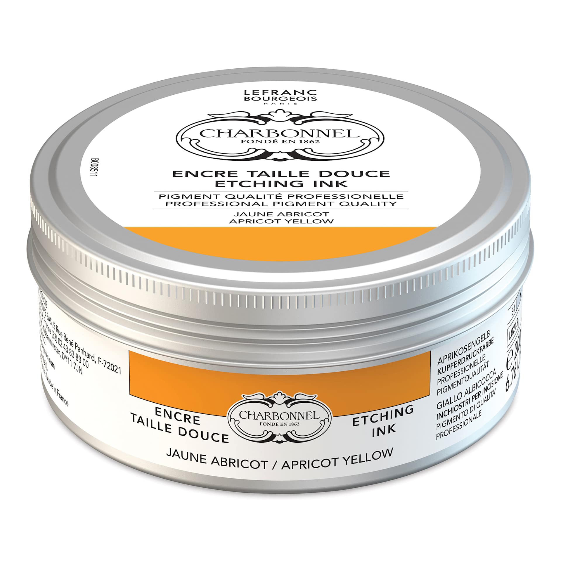 Charbonnel Etching Ink - Apricot Yellow, 200 ml