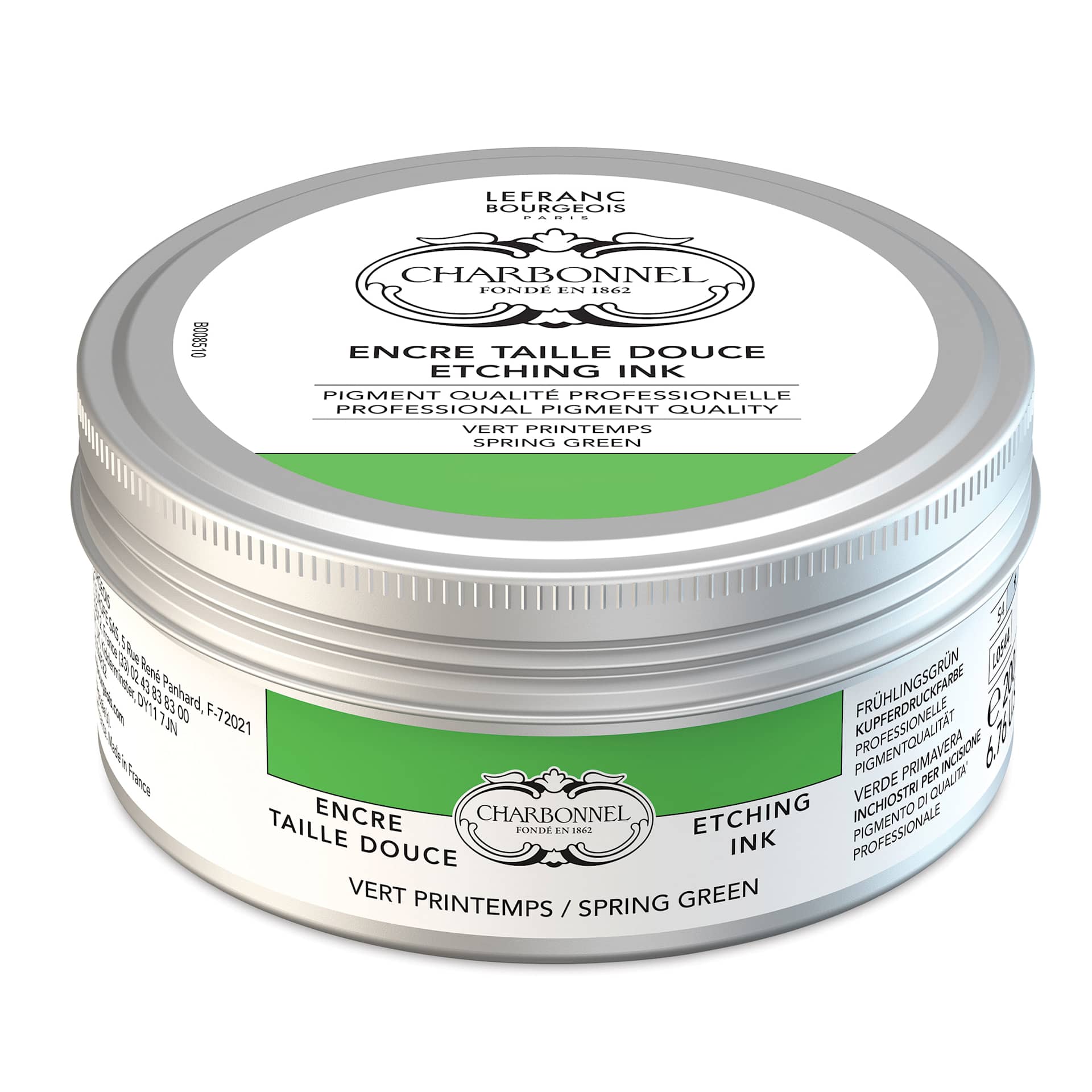Charbonnel Etching Ink - Spring Green, 200 ml