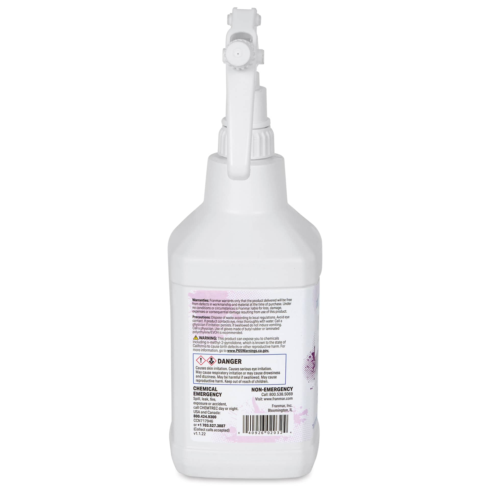 Franmar D-HAZE Haze Remover - Quart - back