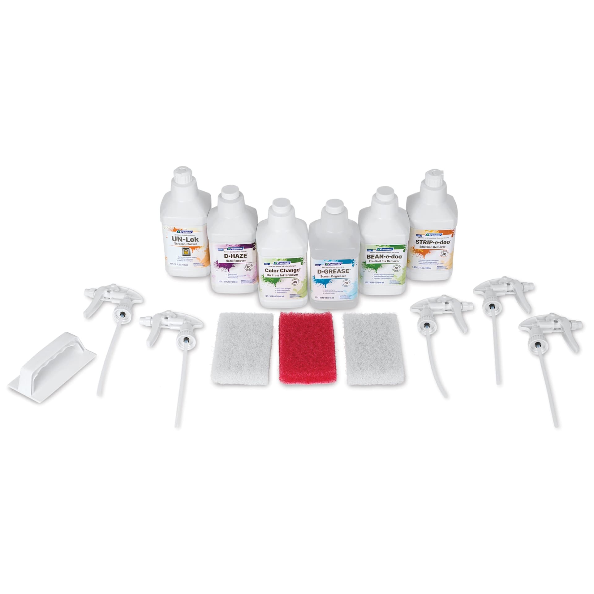 Franmar Textile Trial Kit - contents