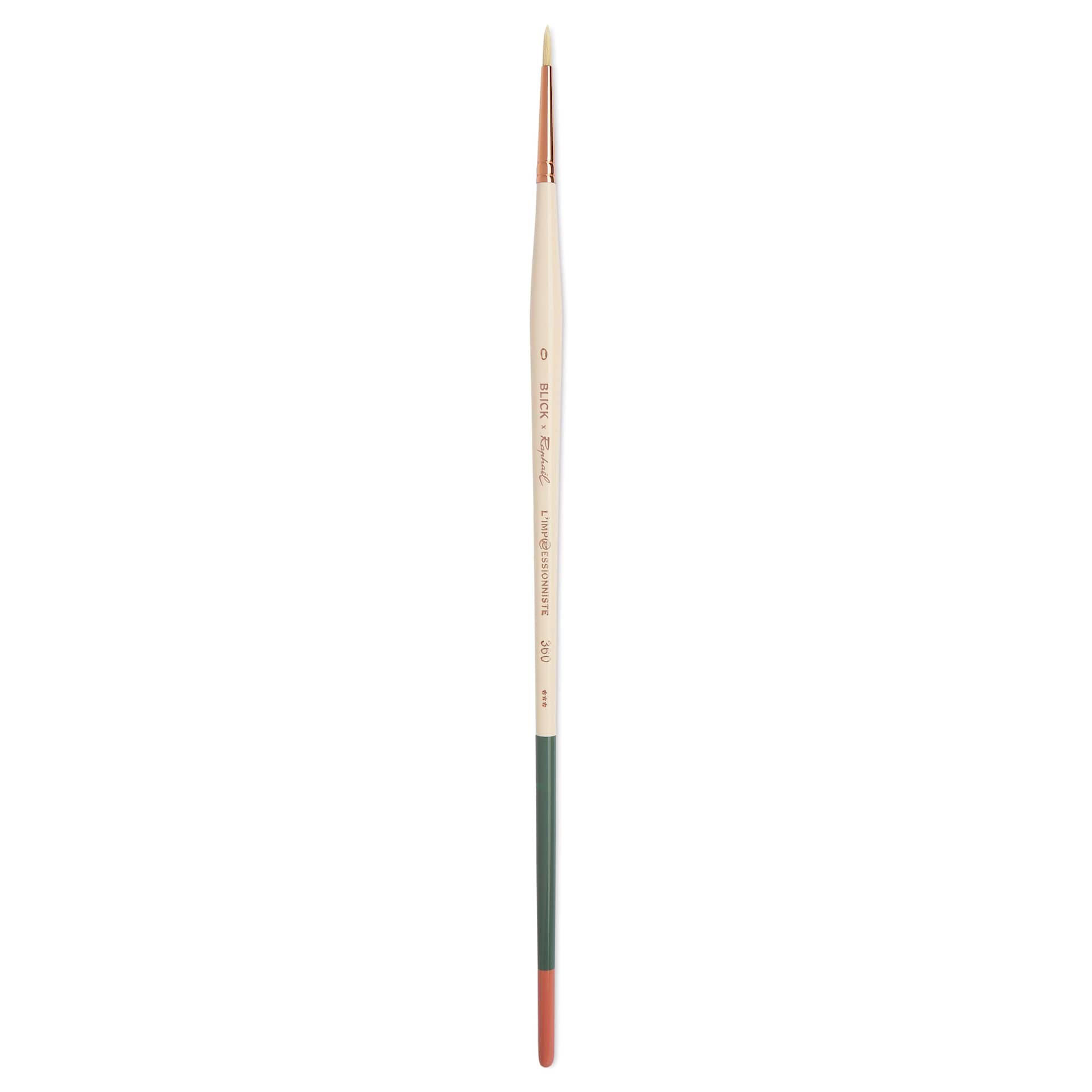 Blick x Raphaël L'Impressionniste Synthetic Bristle Brush - Round, Size 0, Long Handle