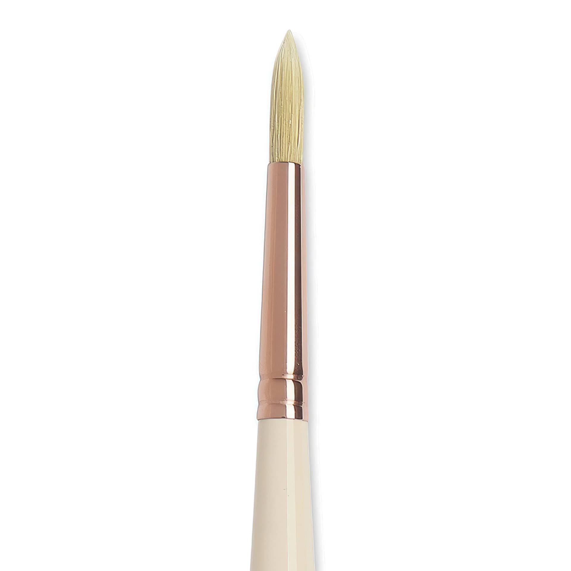 Blick x Raphaël L'Impressionniste Synthetic Bristle Brush - Round, Size 8, Long Handle close up