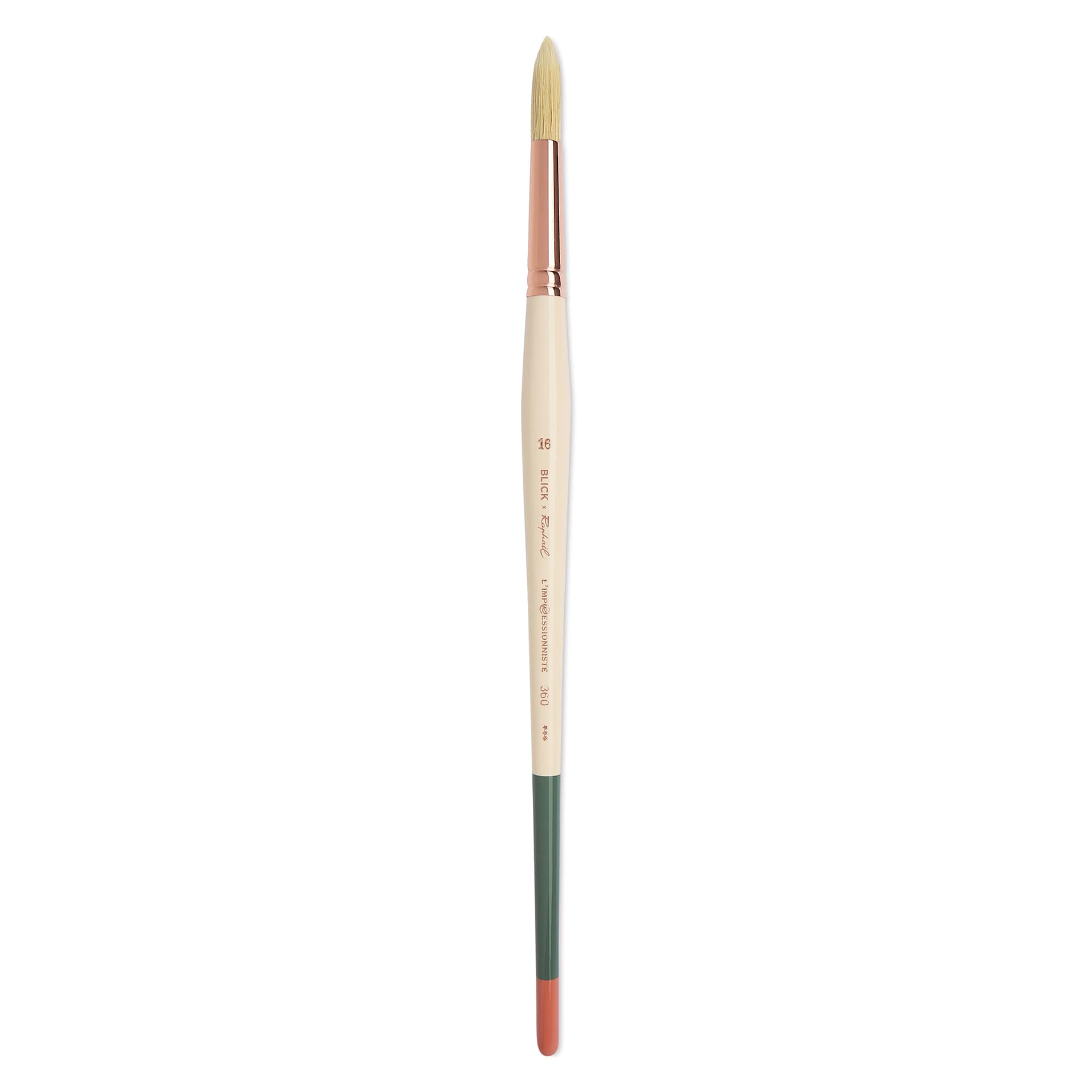 Blick x Raphaël L'Impressionniste Synthetic Bristle Brush - Round, Size 16, Long Handle