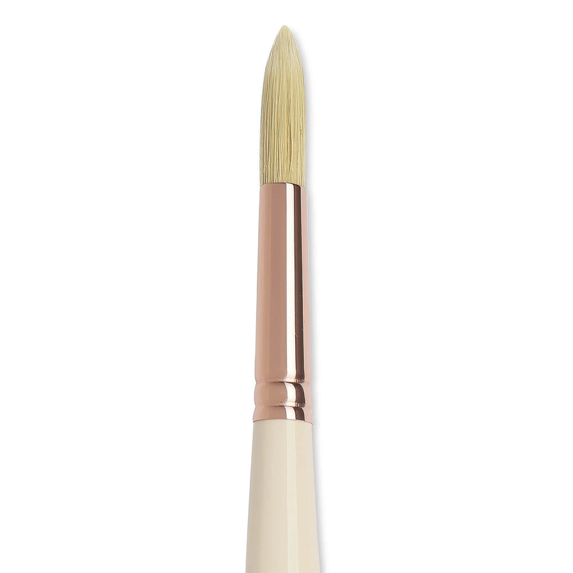 Blick x Raphaël L'Impressionniste Synthetic Bristle Brush - Round, Size 16, Long Handle close up