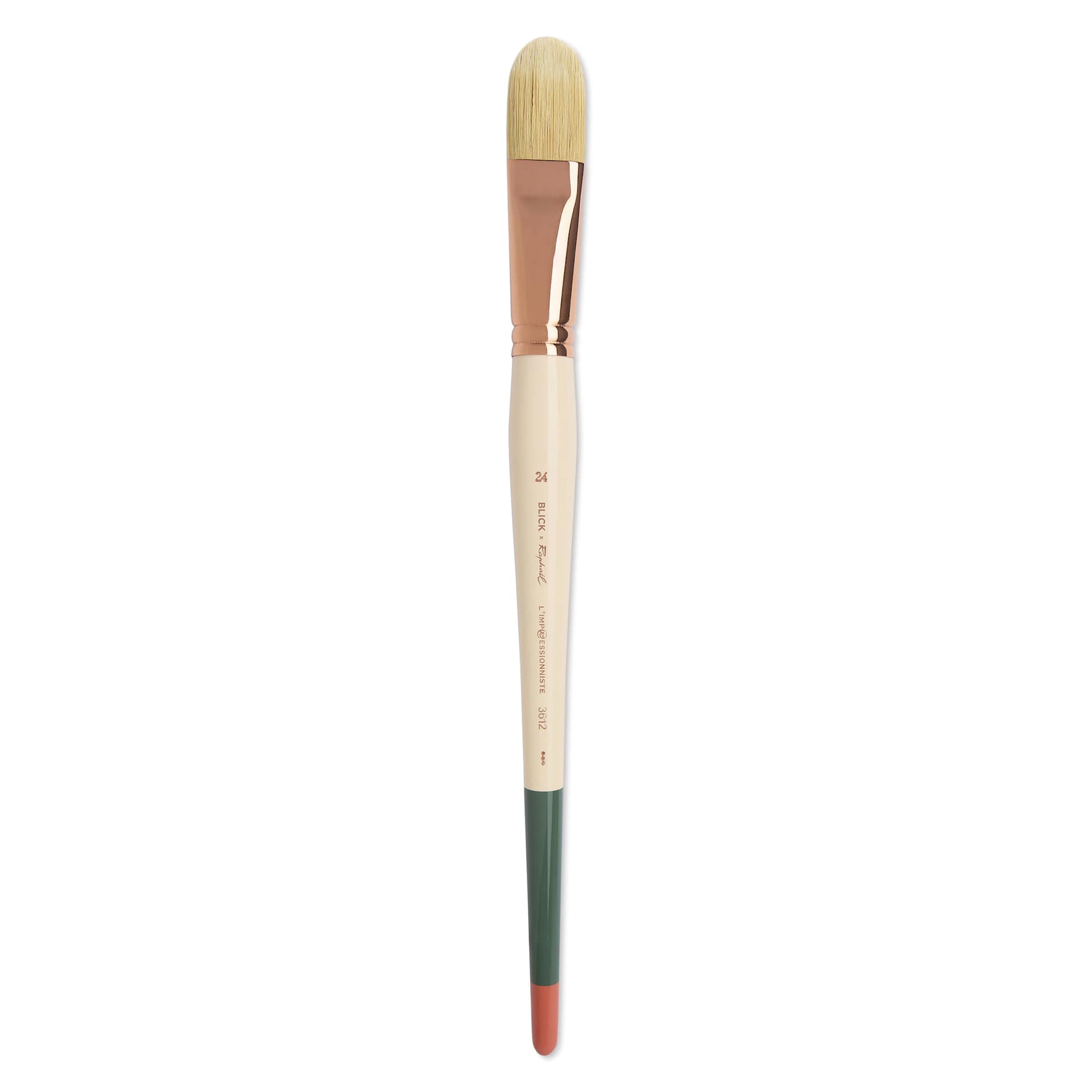 Blick x Raphaël L'Impressionniste Synthetic Bristle Brush - Filbert, Size 24, Long Handle
