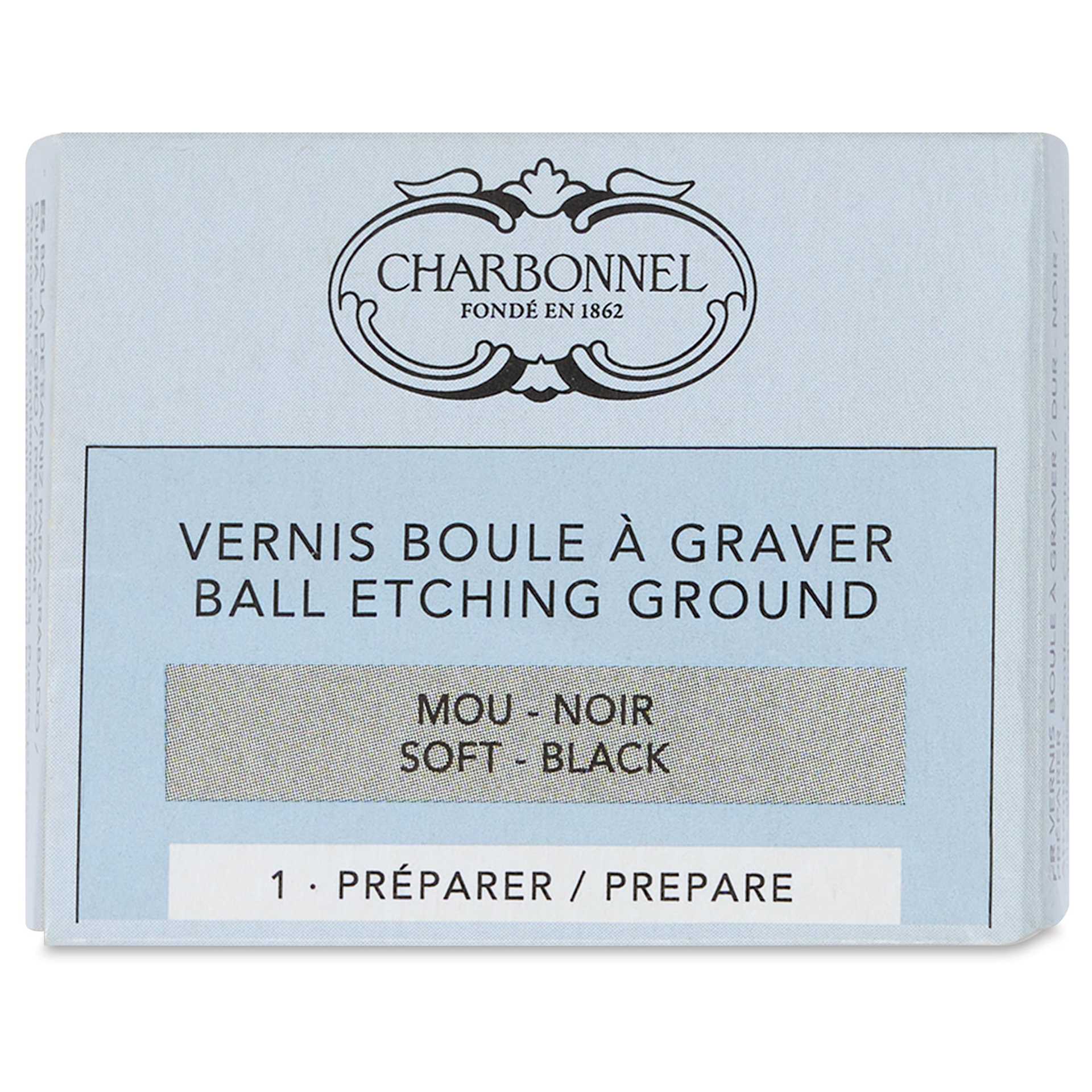 Charbonnel Etching Ground Ball - Soft Black, front of packaging