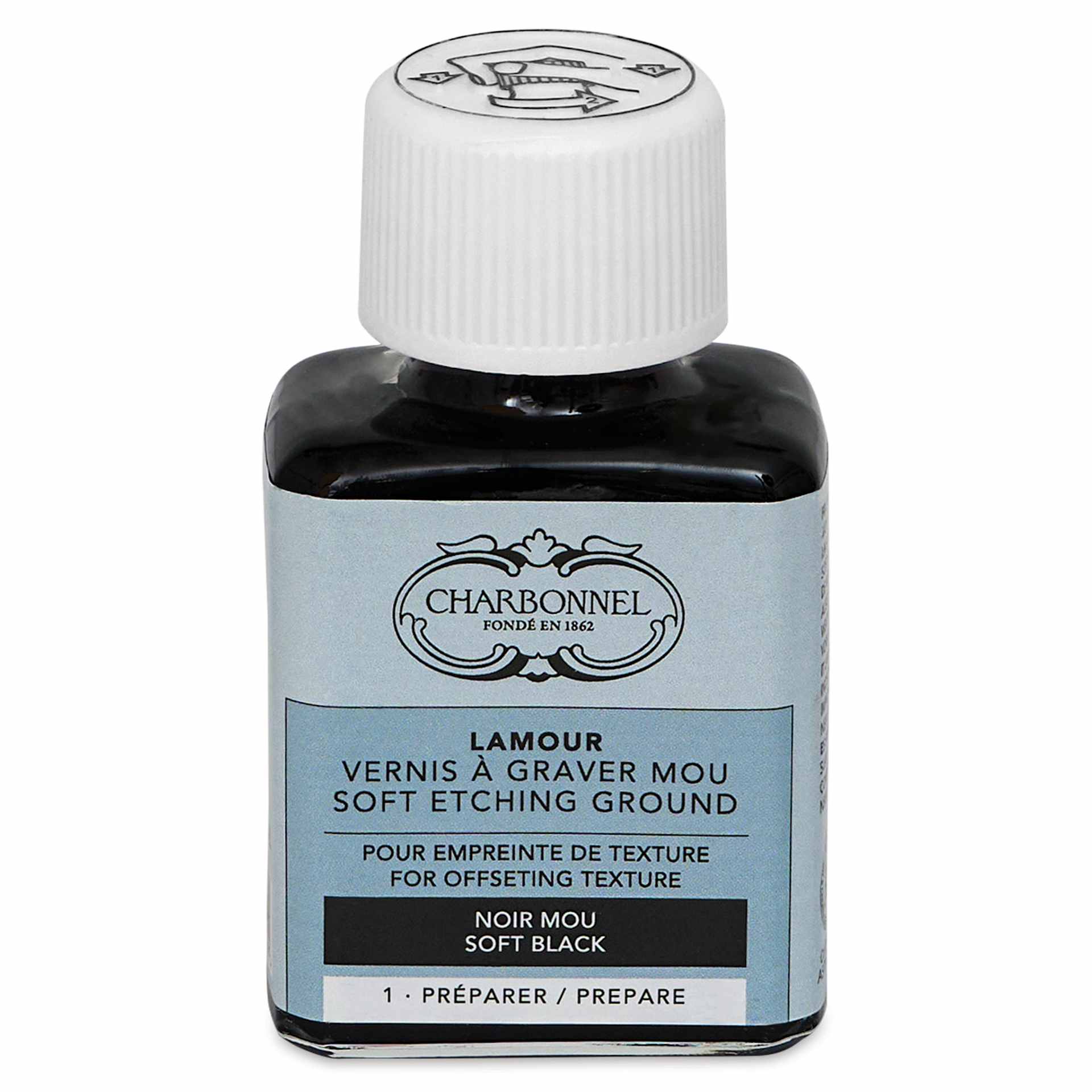 Charbonnel Lamour Soft Etching Ground - 75 ml, front of bottle