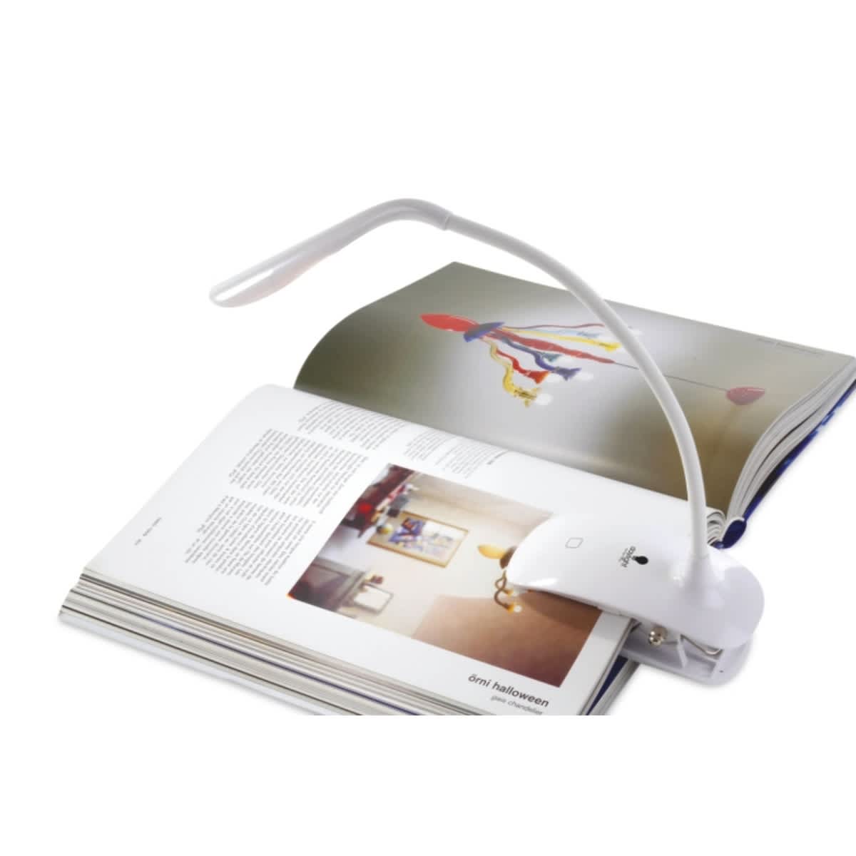 Daylight Smart Clip-On Lamp on book Daylight Smart Clip-On Lamp on book