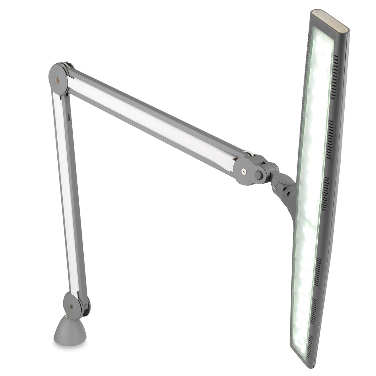 Daylight Luminos LED Lamp - Angled view of Lamp with light portion angled sideways