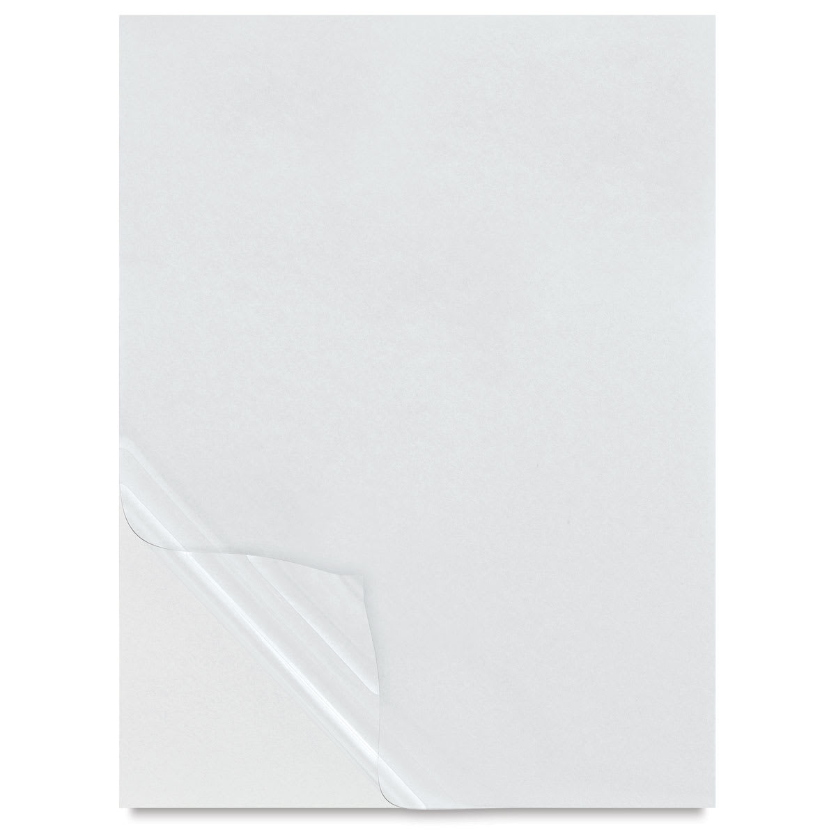 Grafix Impress Inking Palette - Pad shown with one sheet curled at corner
