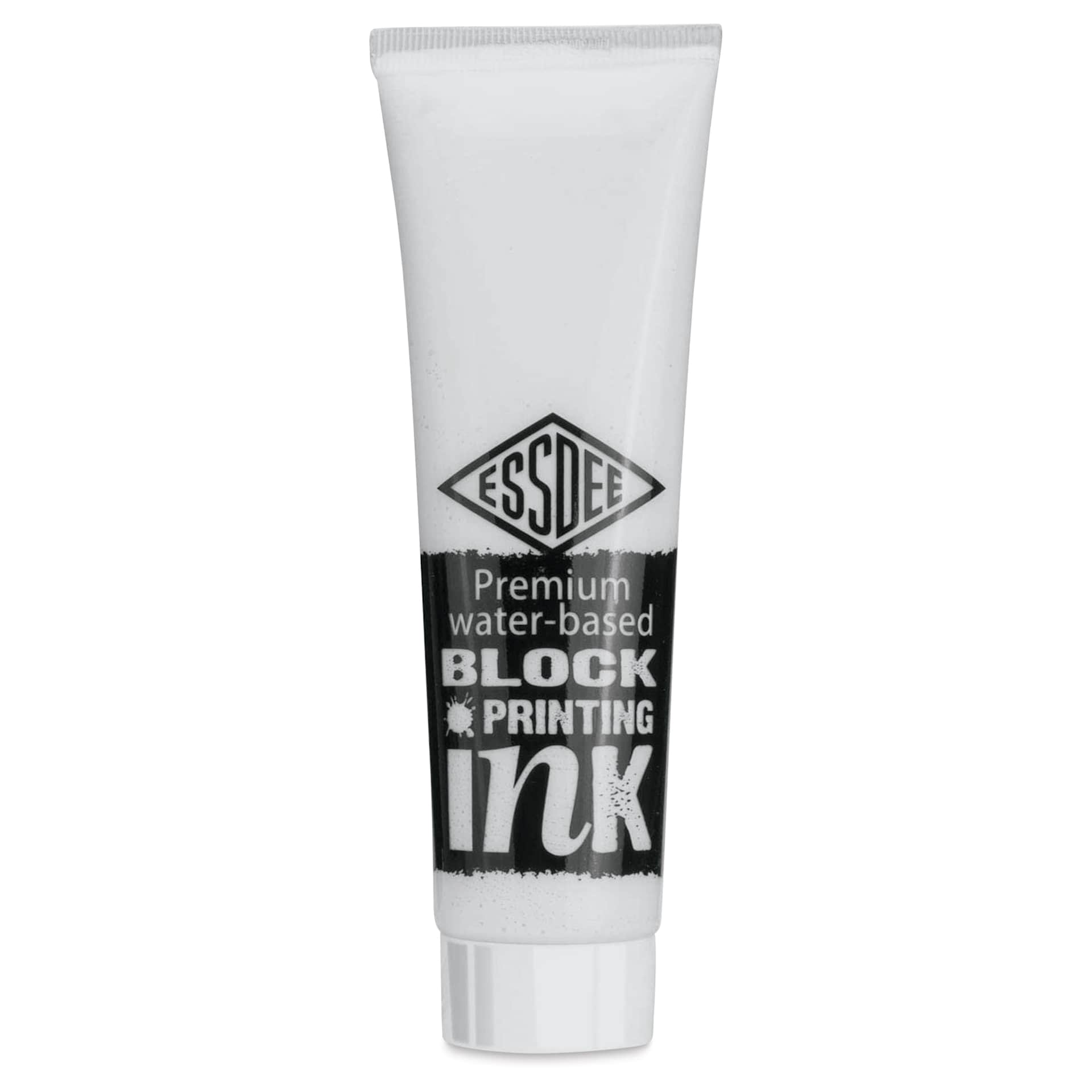 Essdee Premium Water-Based Block Printing Inks - White, 100 ml Tube