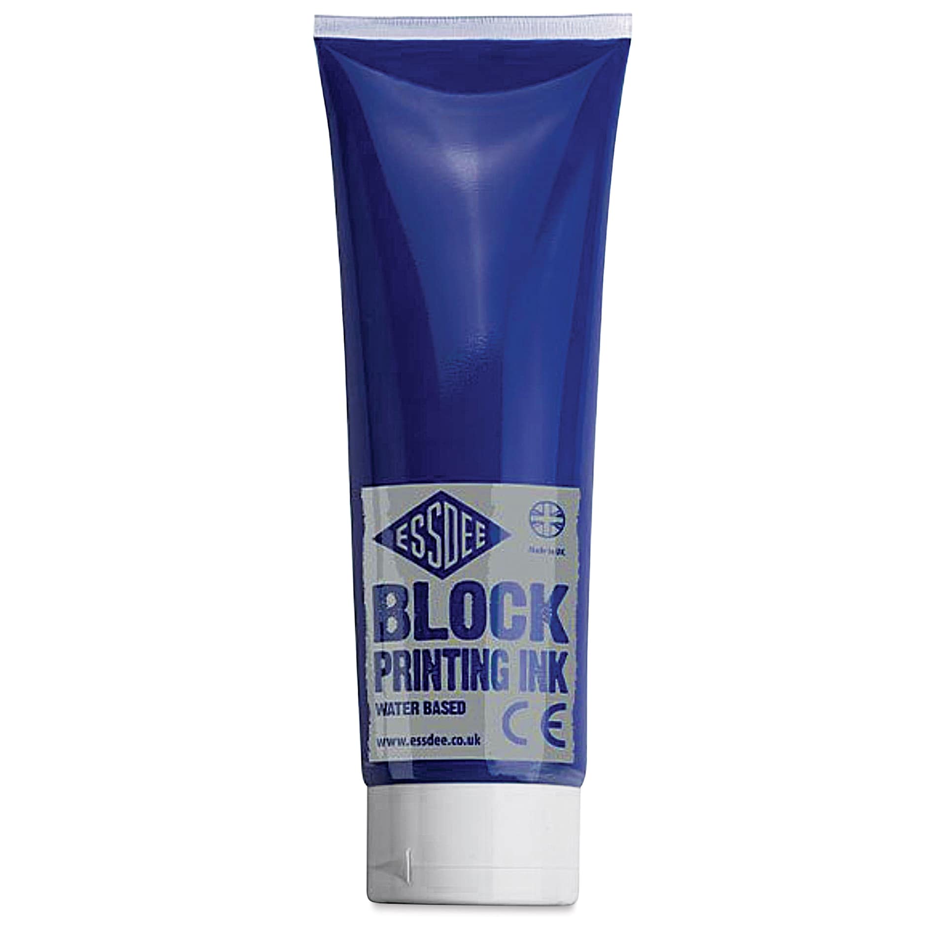 Essdee Premium Water-Based Block Printing Inks - Brilliant Blue, 100 ml Tube