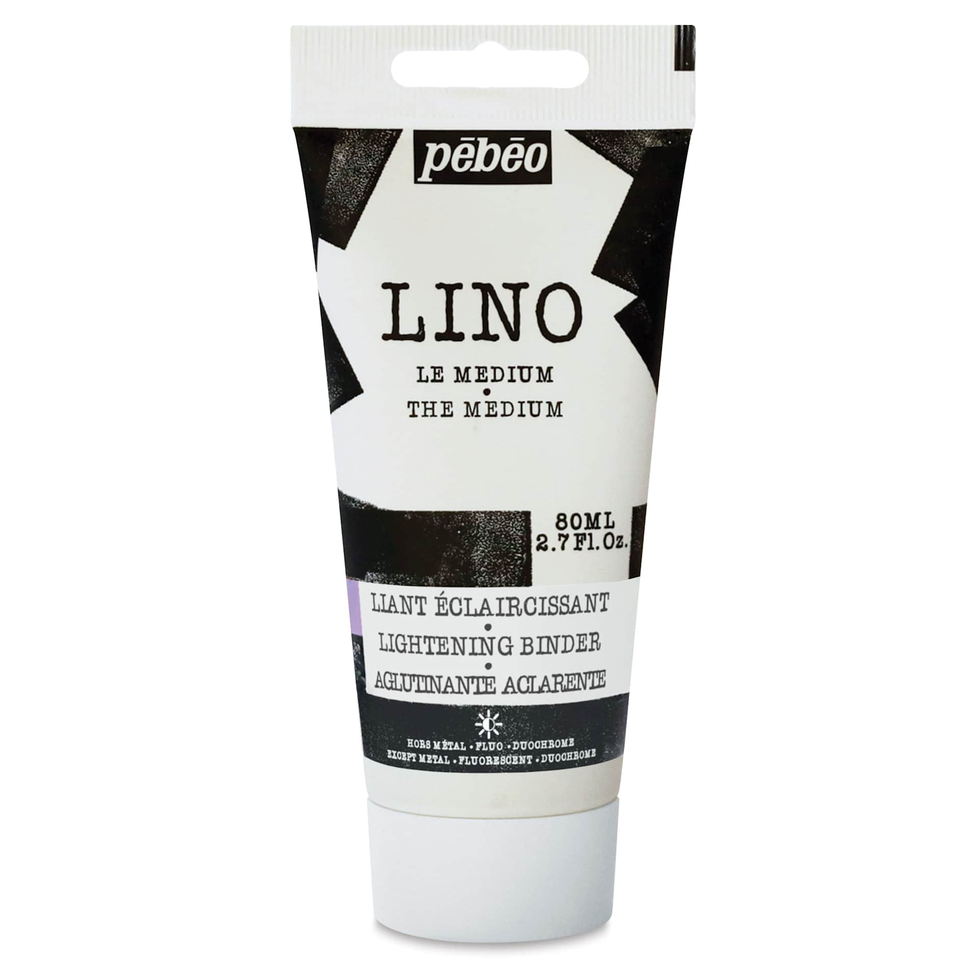 Pebeo Lightening Binder Medium - 80 ml Tube