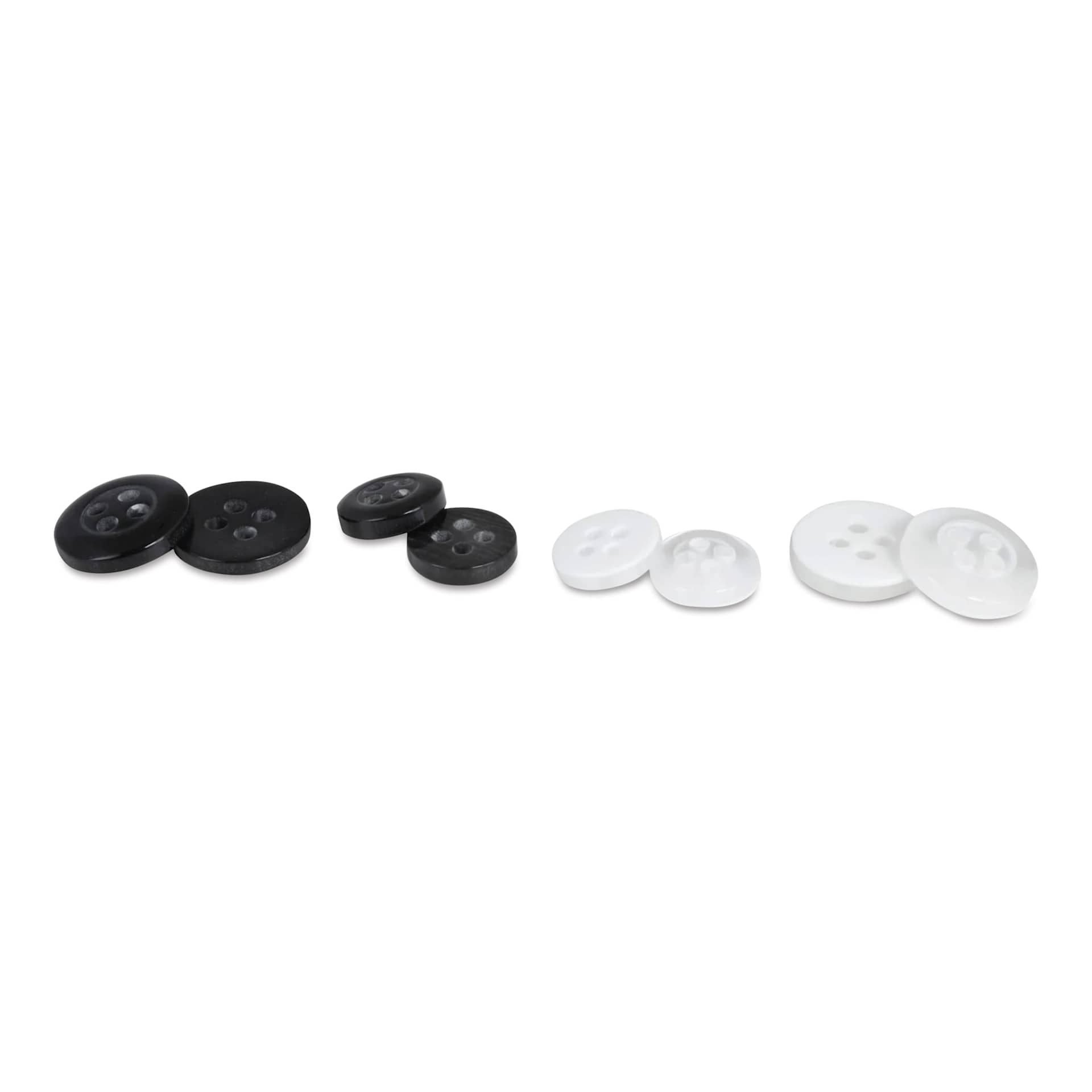 Dritz Shirt Buttons different sizes and colors in pairs