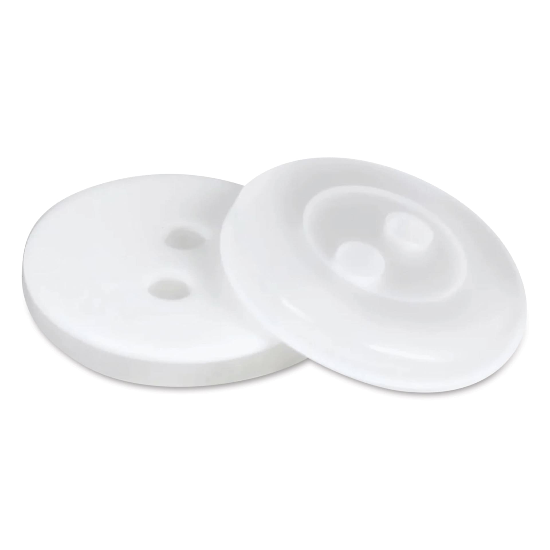 Dritz Blouse Buttons - Pkg of 20, 11 mm pair of buttons stacked