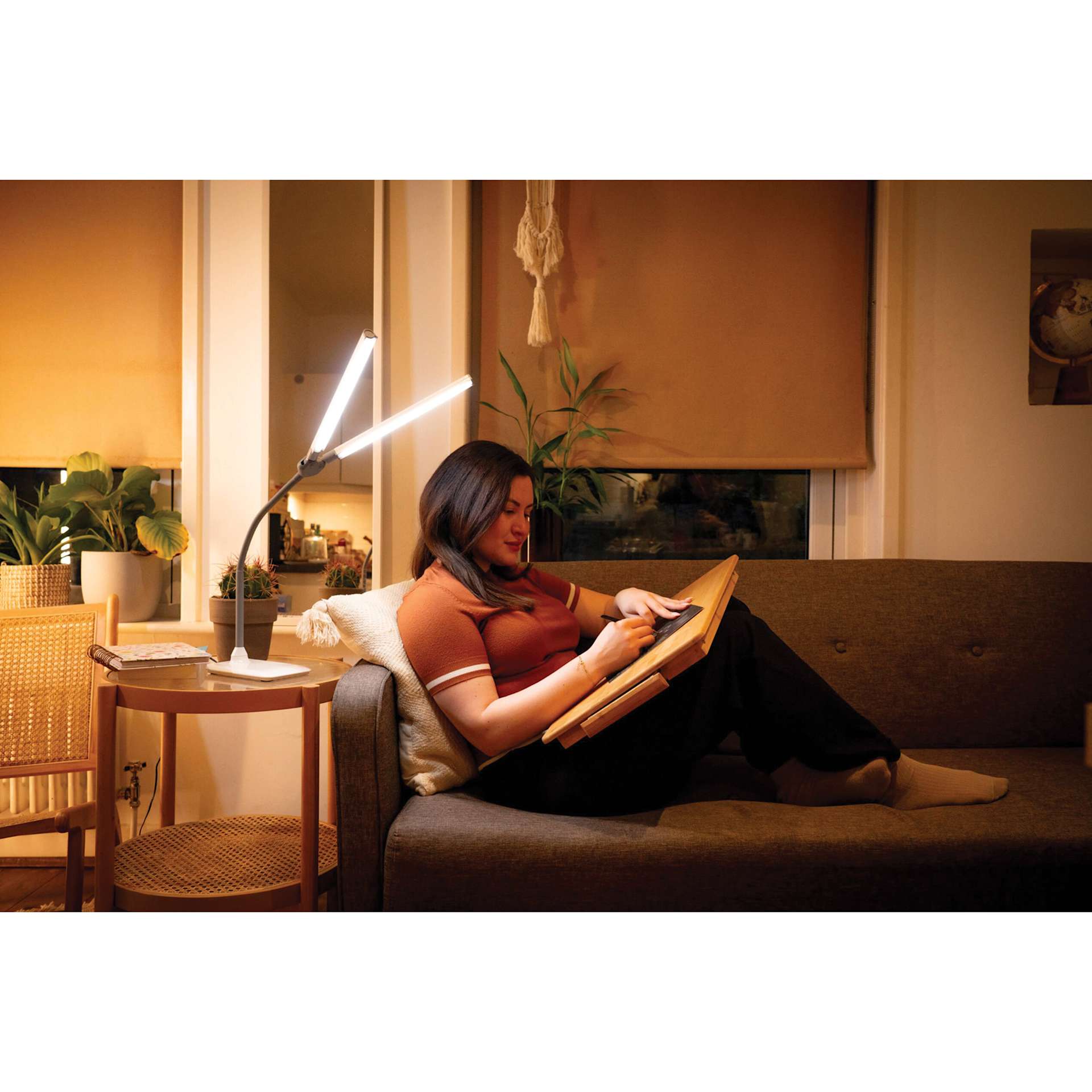 Daylight Duo Pro Table Lamp - in use in living room