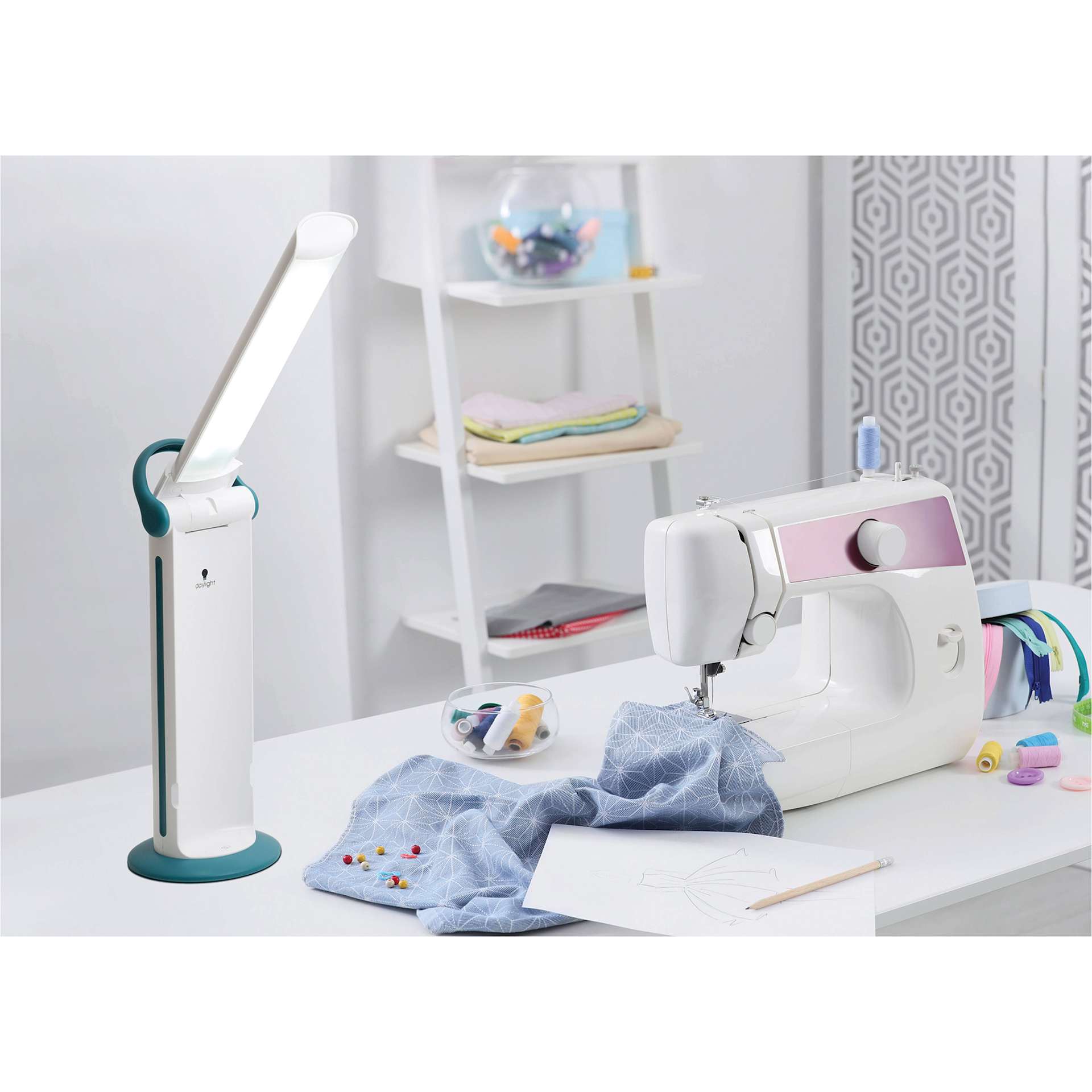 Daylight Twist 2 Go Lamp (in use on desk)