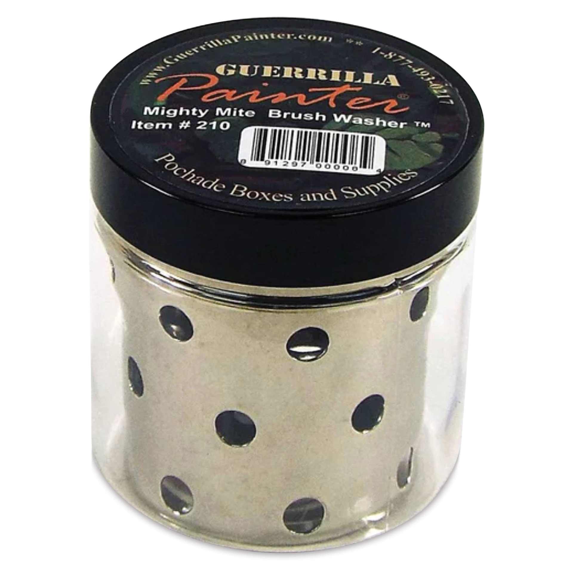 Guerrilla Painter Guerrilla Box Travel Kit, close-up of the included Mighty Mite Brush Washer