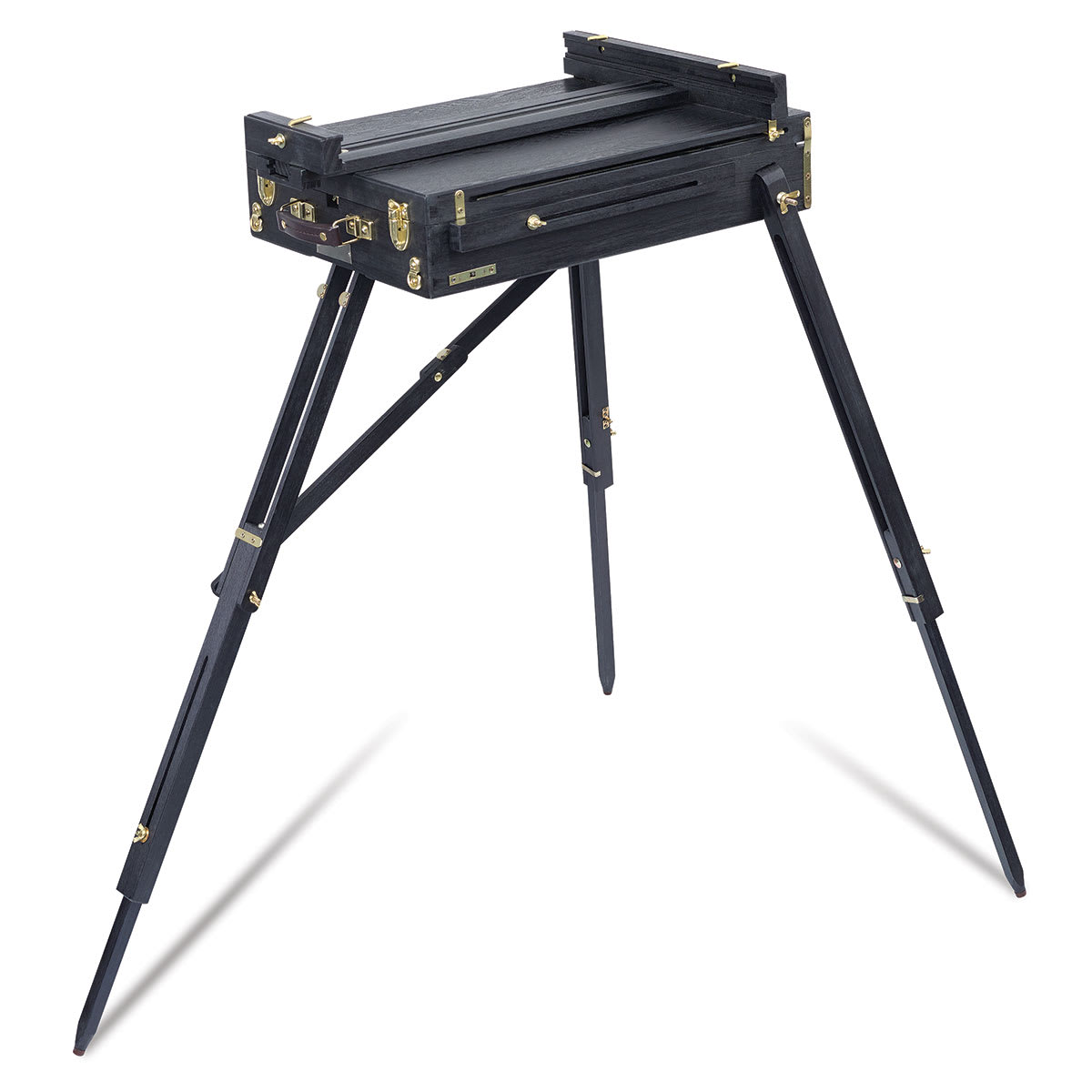 Blick Noir French Easel by Jullian (shown with legs down) Blick Noir French Easel by Jullian (shown with legs down)
