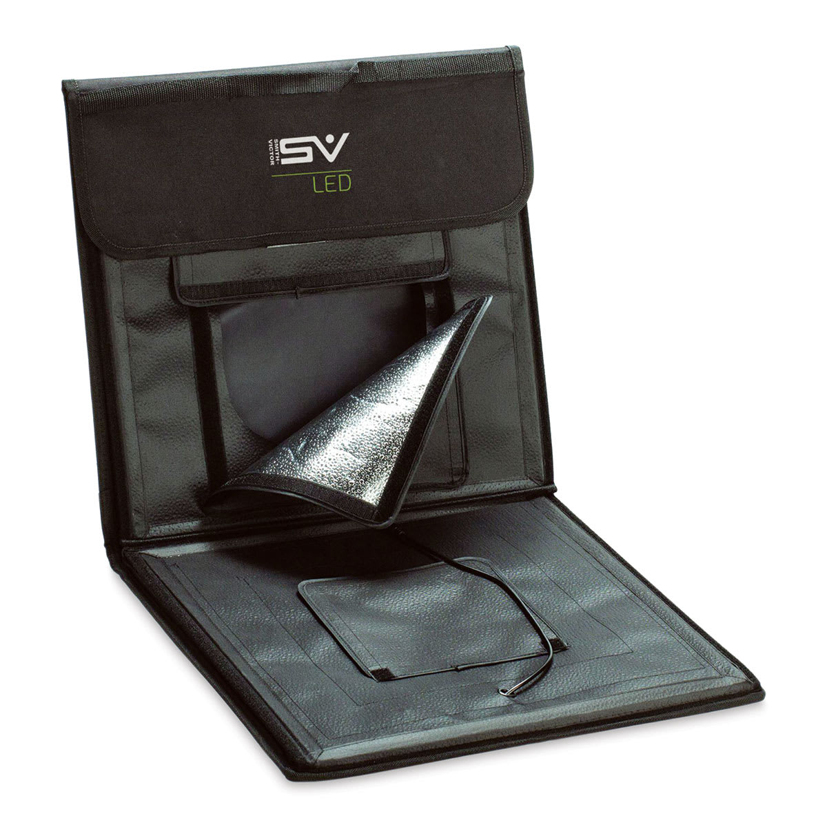 Smith-Victor LED Desktop Studio Light Tent - 17"H x 17"W x 17"D (Light tent being folded)