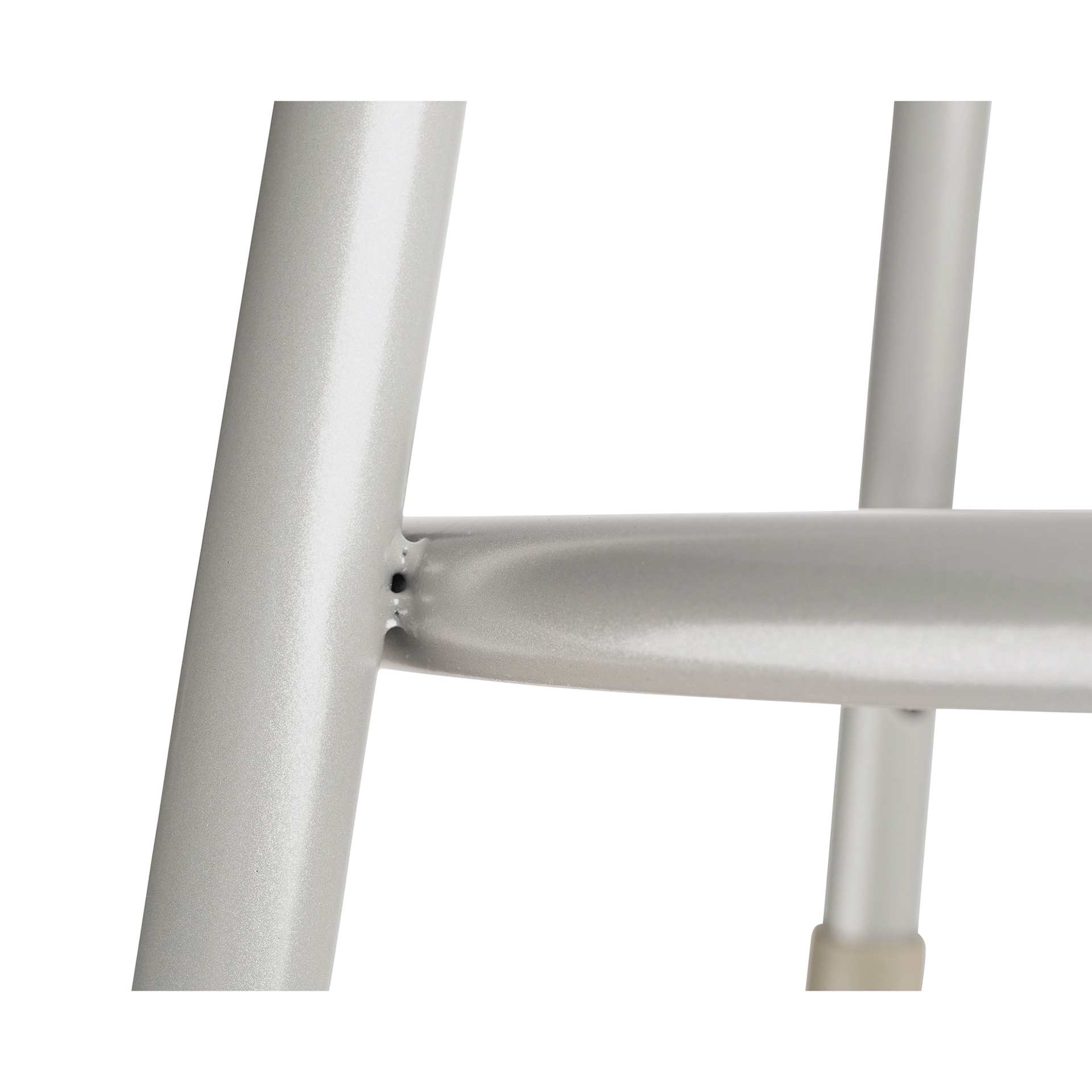 National Public Seating Corp. Adjustable Stool - 25" to 33", Gray, Without Backrest, foot ring