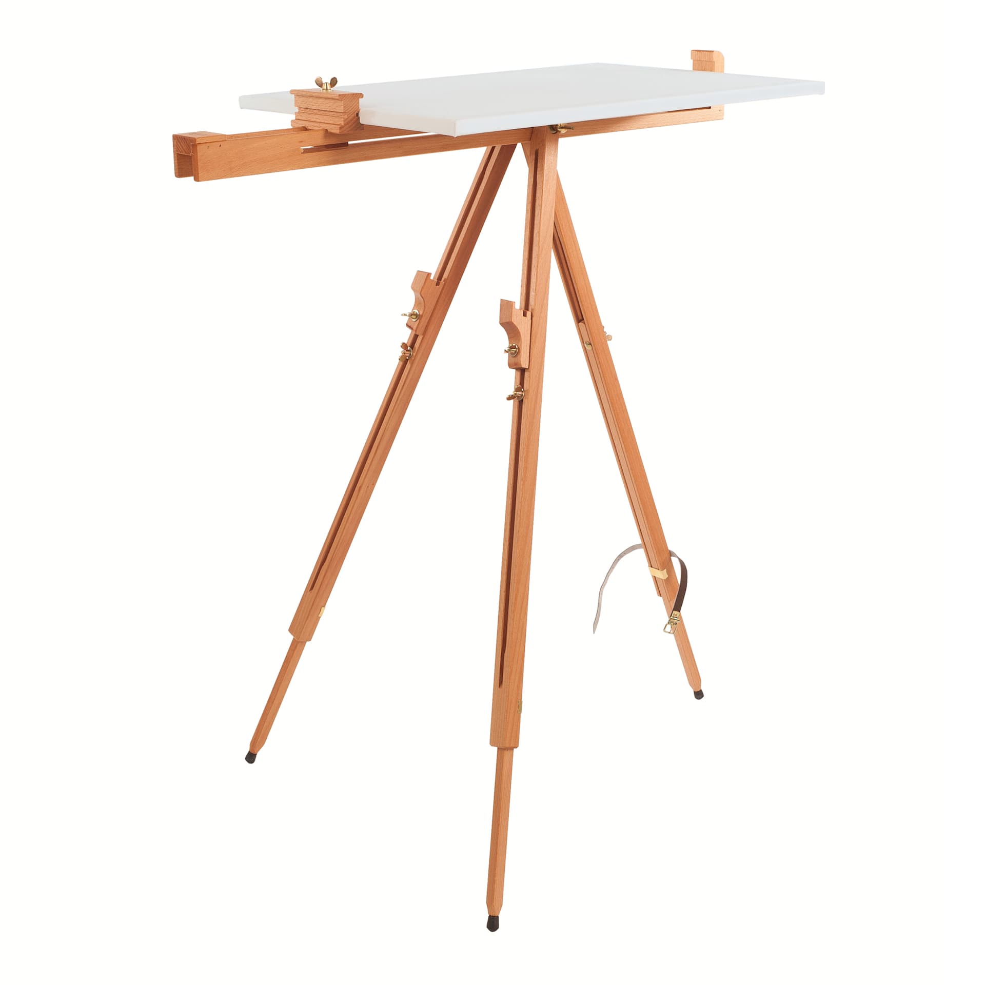 Mabef Large Basic Field Easel M-29 horizontal with canvas