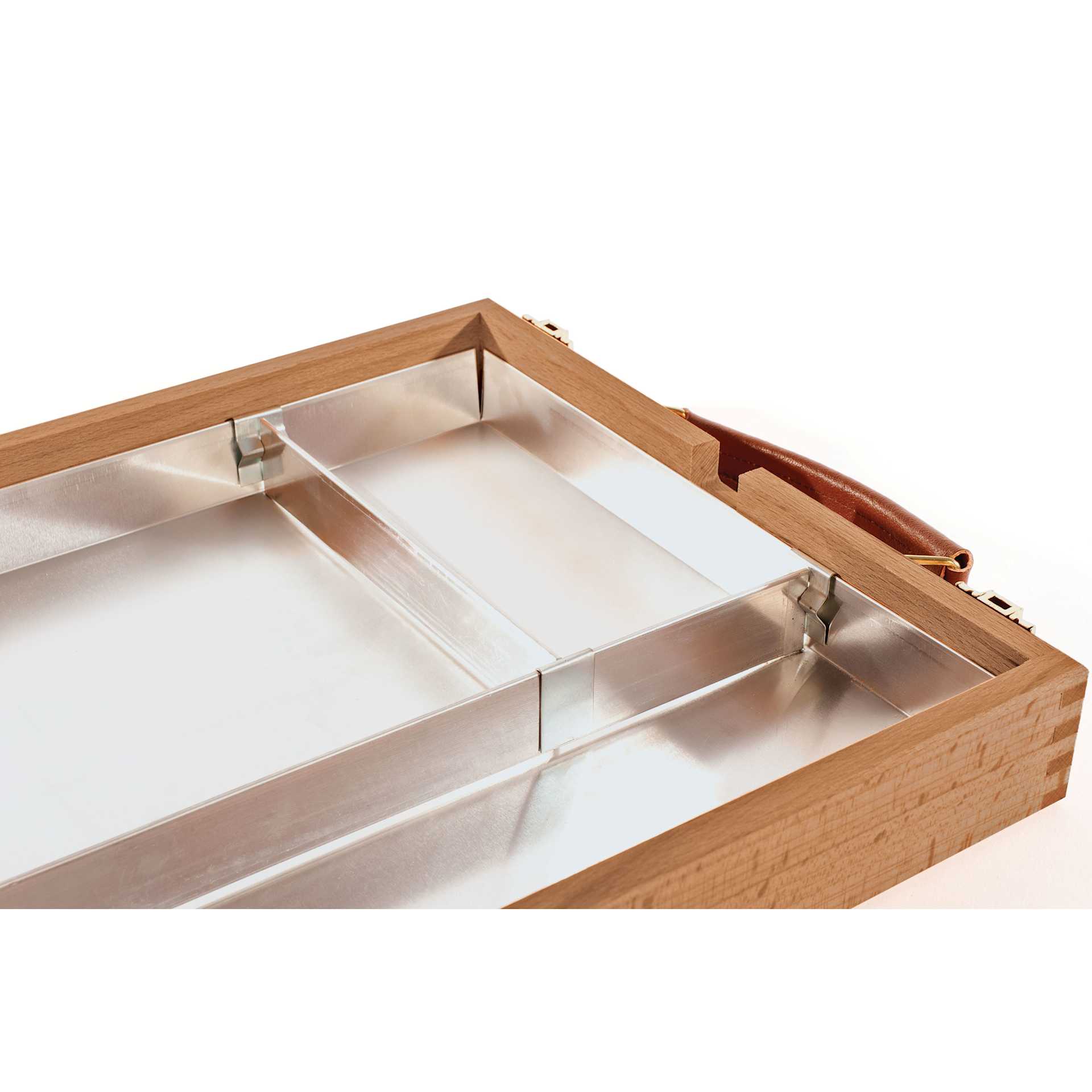 Mabef Sketchbox Table Easel M-24, close-up of dividers