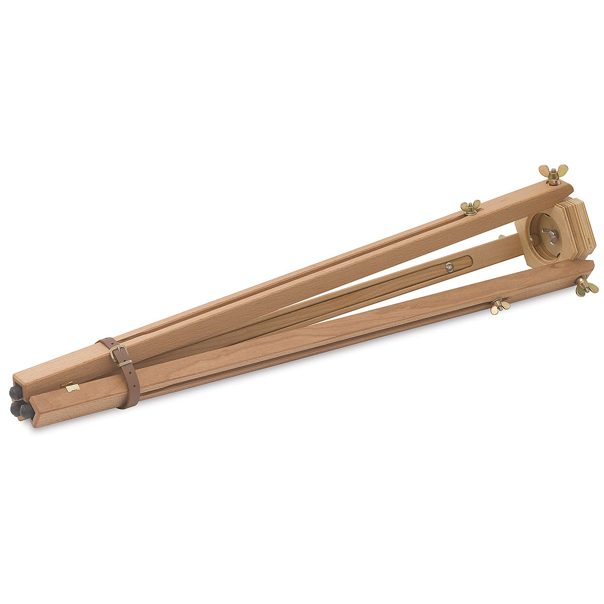 Mabef Pochade Box Tripod - Folded for transport
