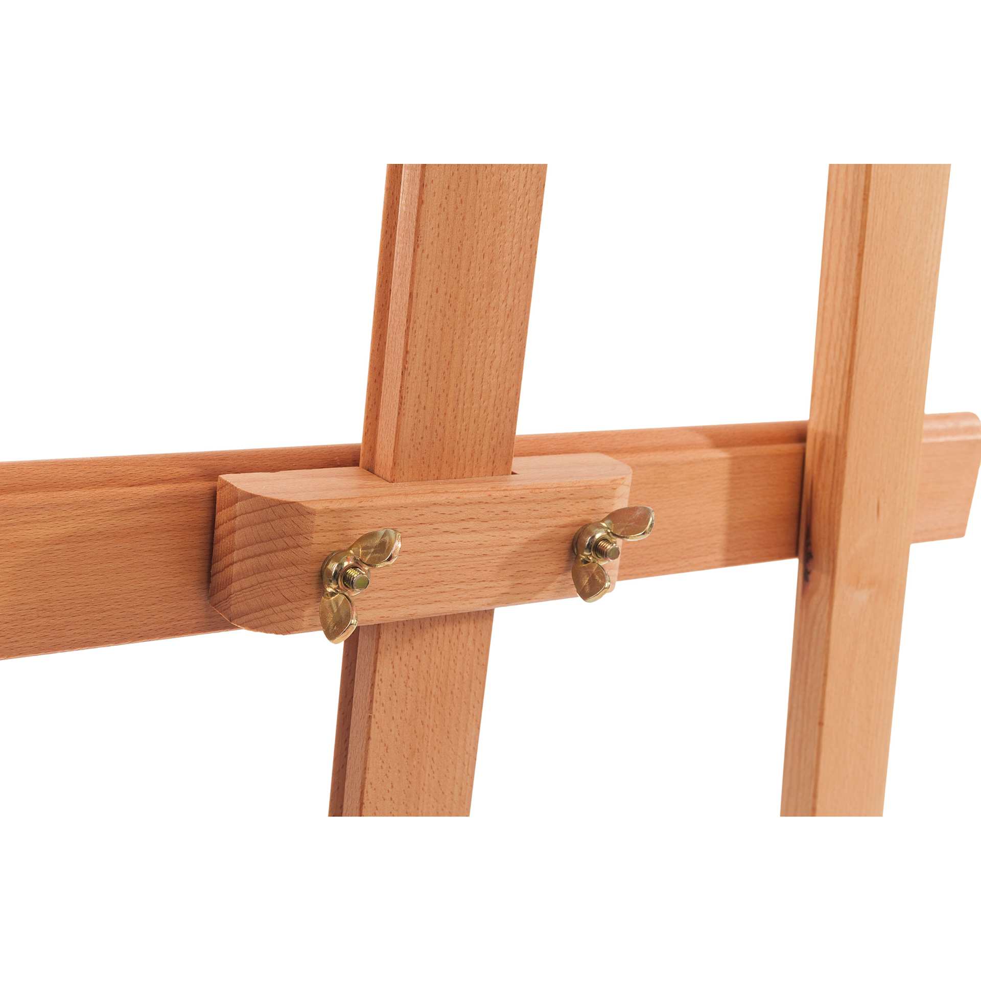 Mabef Lyre Display Easel - Plus, close-up of back of easel