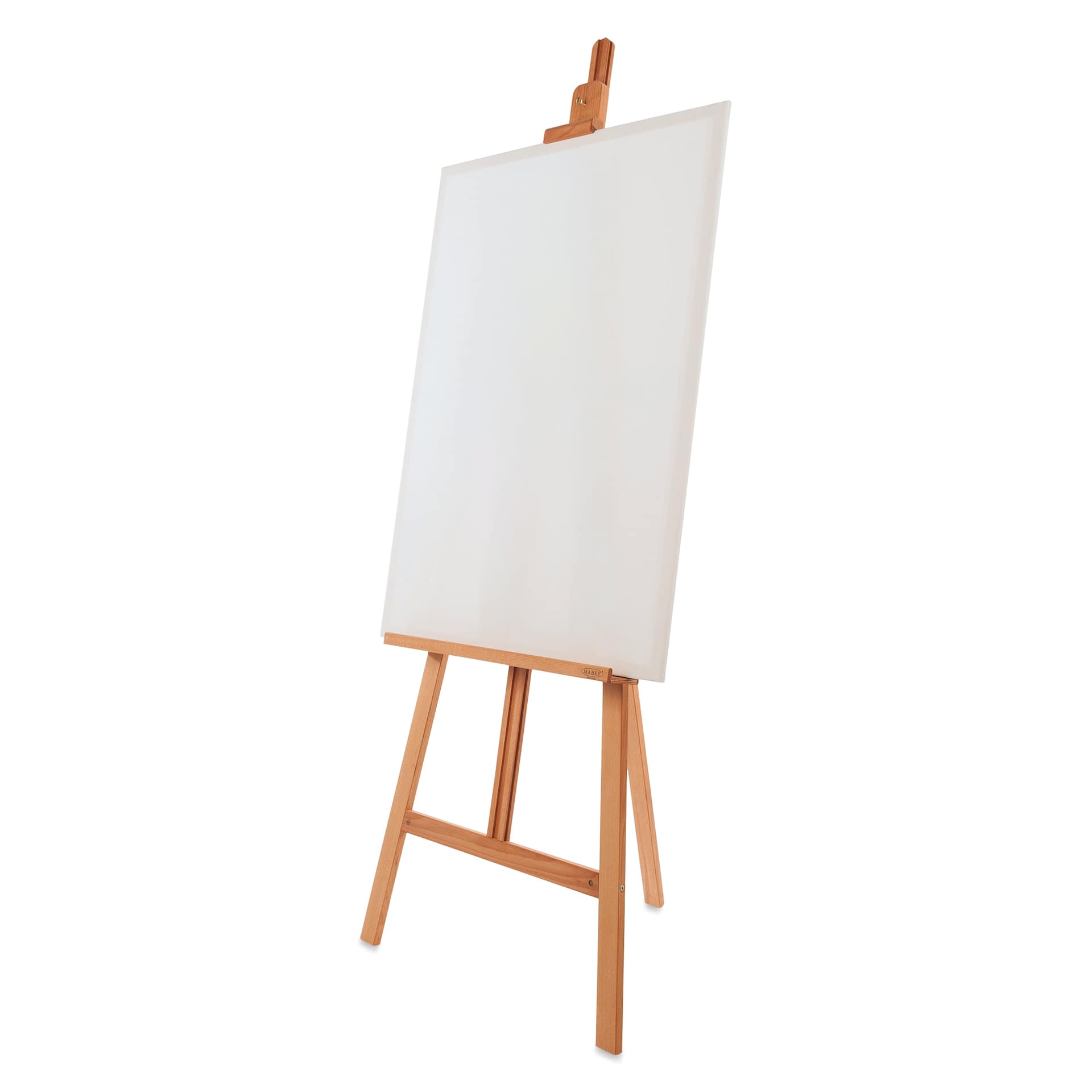 Mabef Lyre Display Easel - Plus with a blank canvas