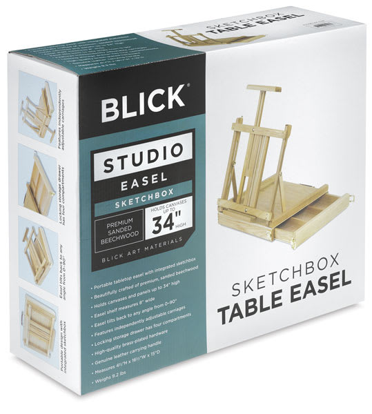 Sketchbox Table Easel packaging