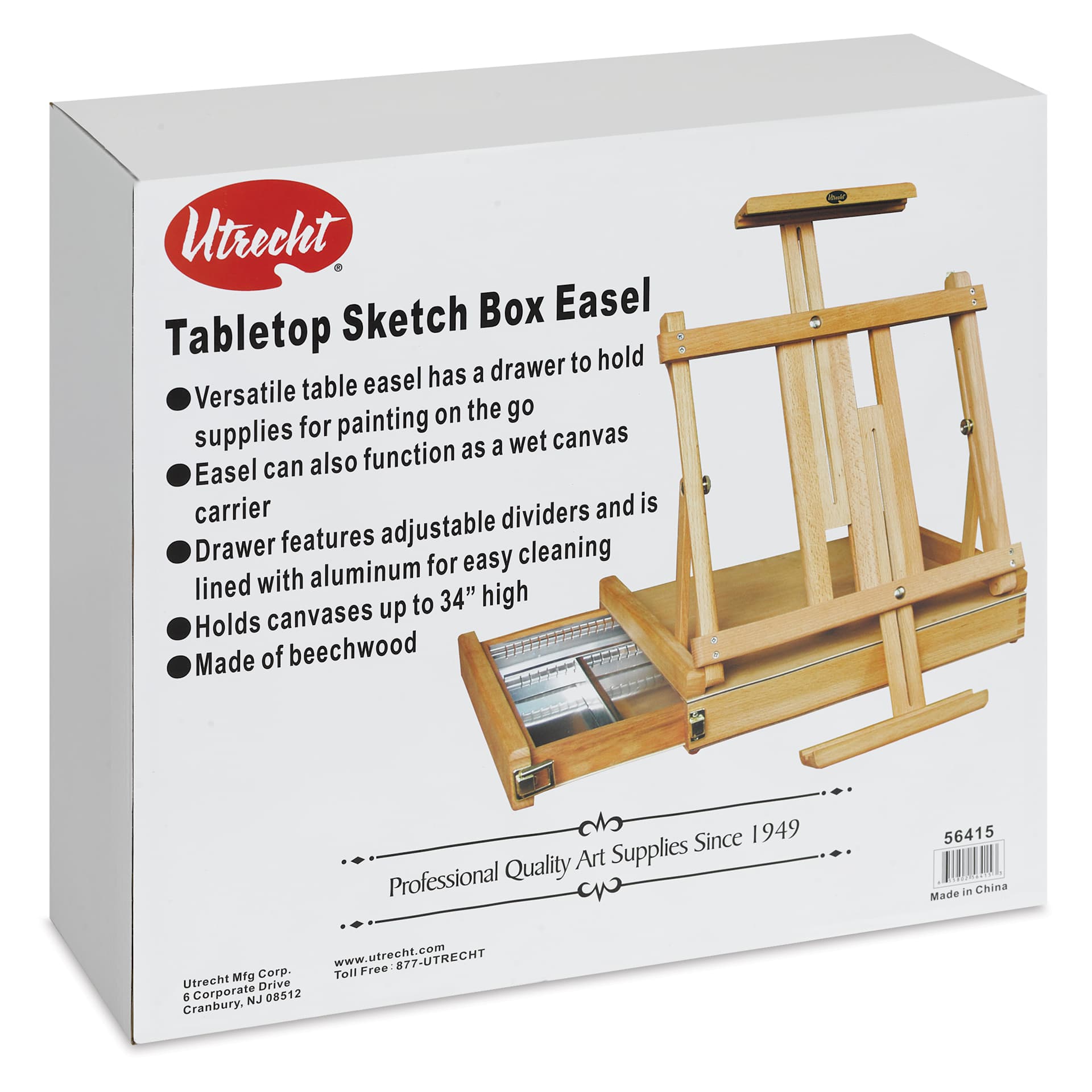 Blick Studio Sketchbox Tabletop Easel by Jullian, in packaging Blick Studio Sketchbox Tabletop Easel by Jullian, in packaging