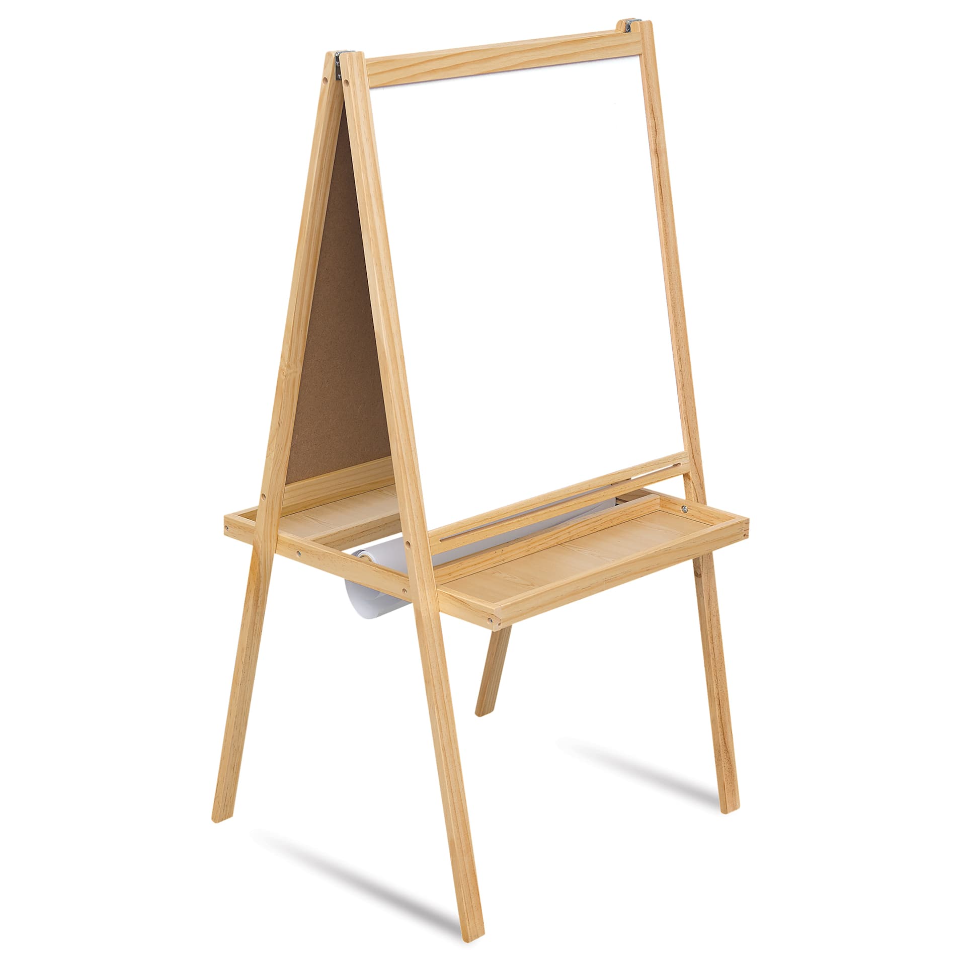 Blick Essentials Paint and Draw Easel - Natural - white side