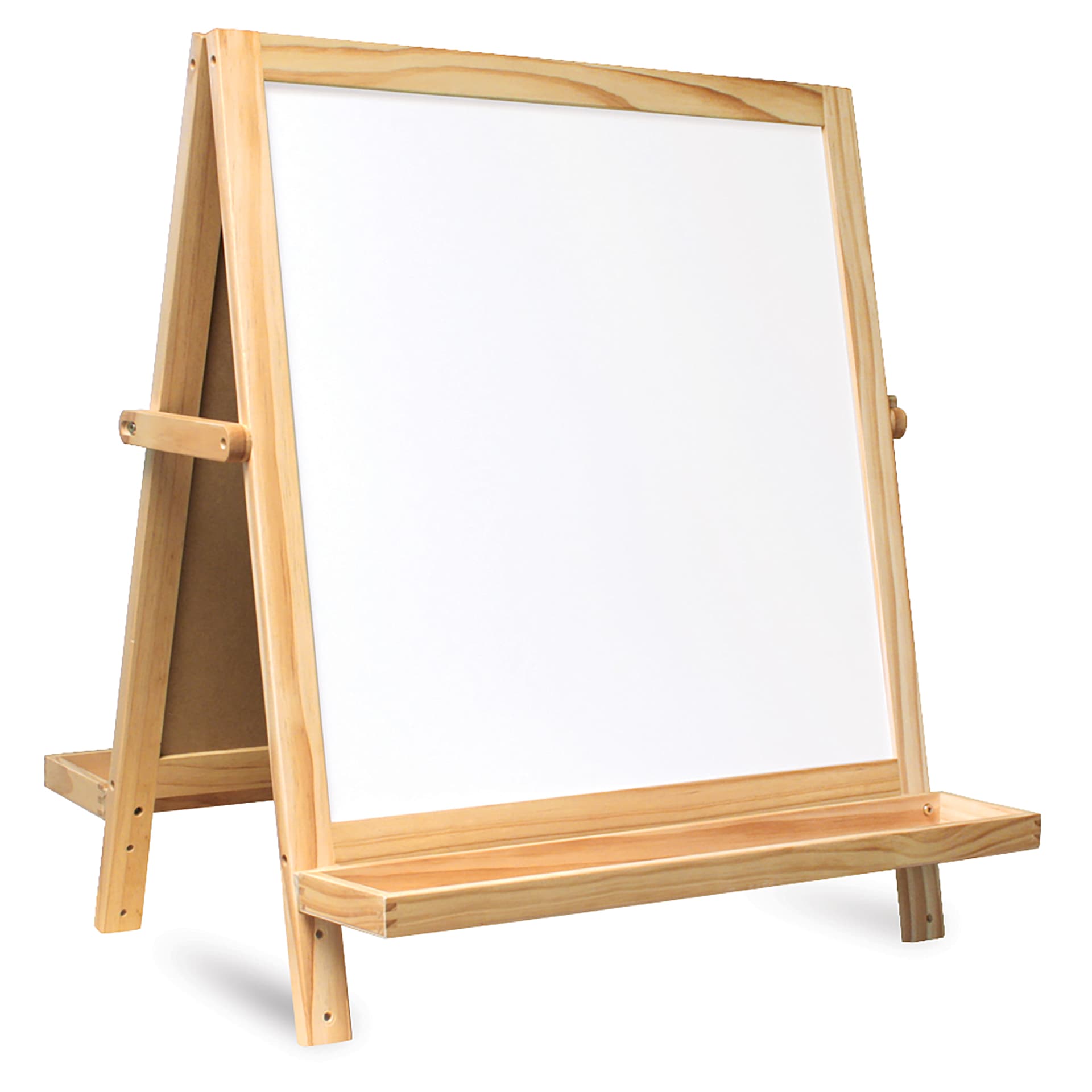 Blick Studio Adjustable Activity Easel, whiteboard side close-up Blick Studio Adjustable Activity Easel, whiteboard side close-up