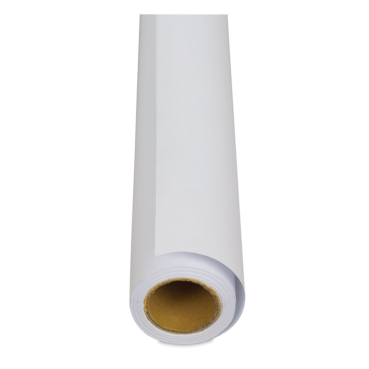 Blick Easel Paper Roll - 18" x 20 ft - close-up of end of tube