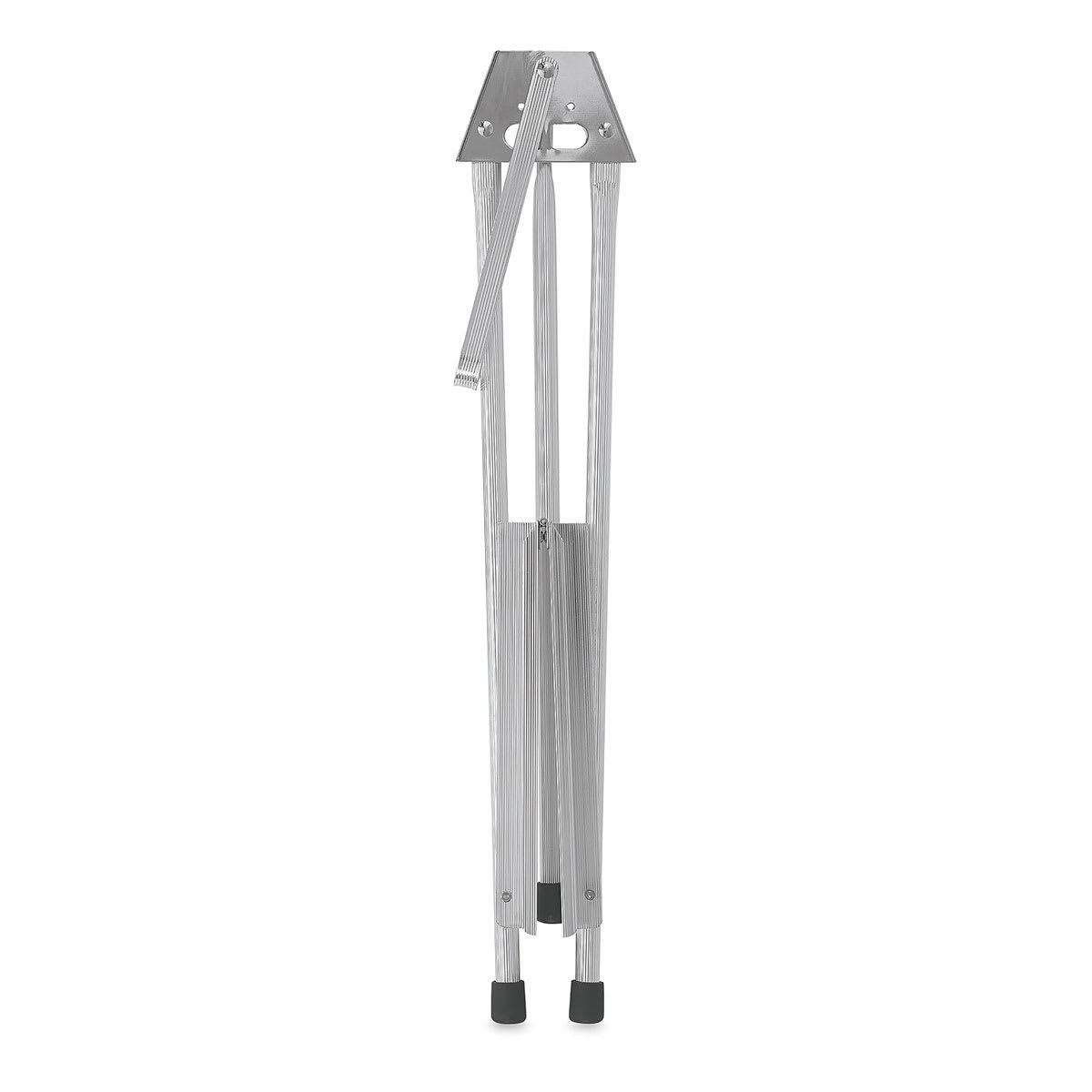 Aluminum Table Easel - Table Easel folded and upright for transport or storage Aluminum Table Easel - Table Easel folded and upright for transport or storage