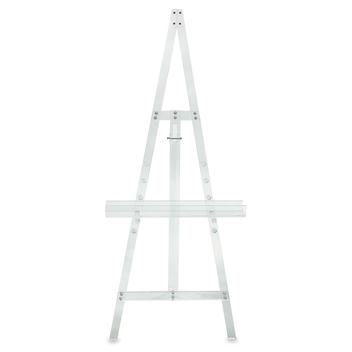 Clear Acrylic Display Easel - Front view of Display Easel