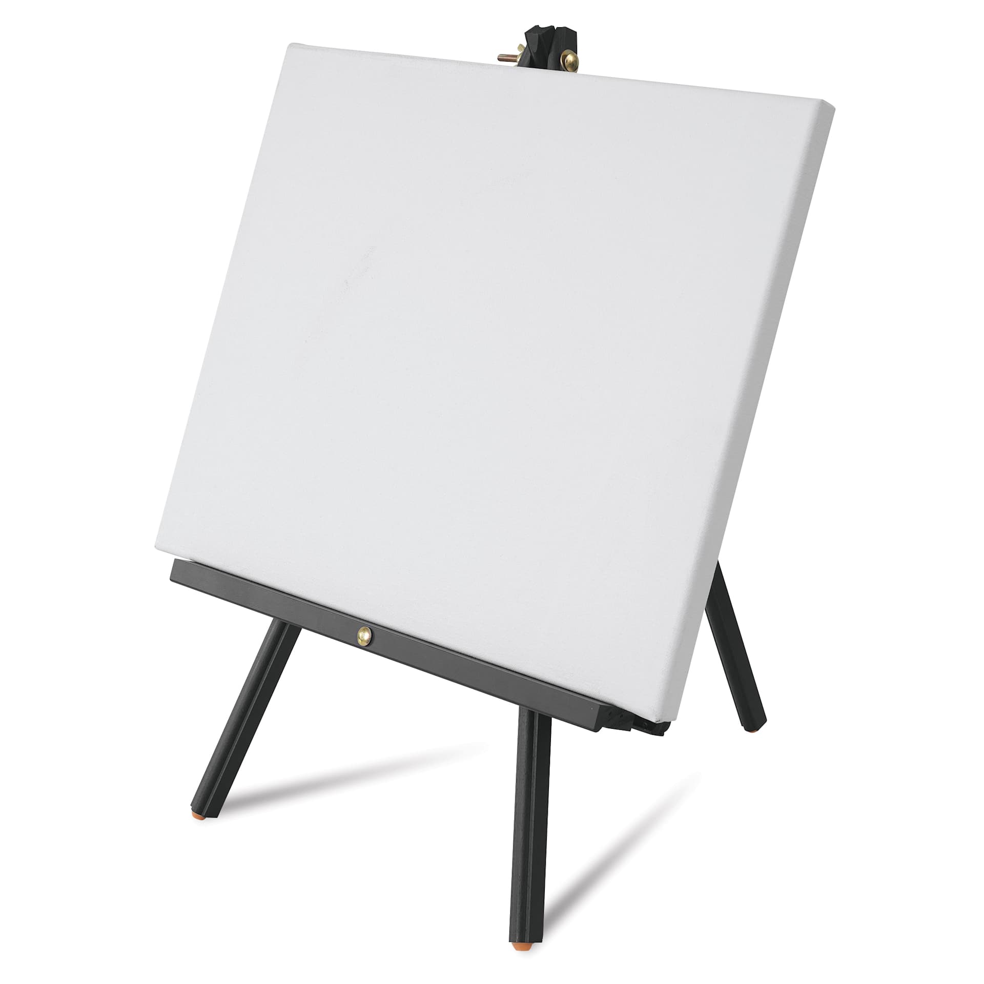 Blick Studio Display Easel - Black, Tabletop, with a canvas