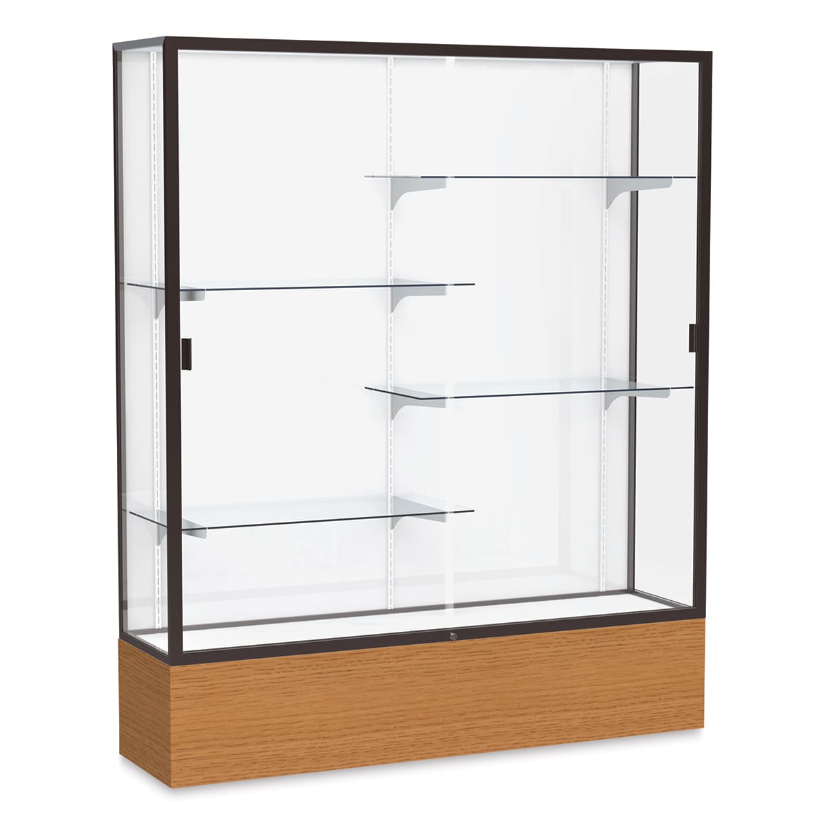 Waddell Reliant Series Display Case - 60", White Back