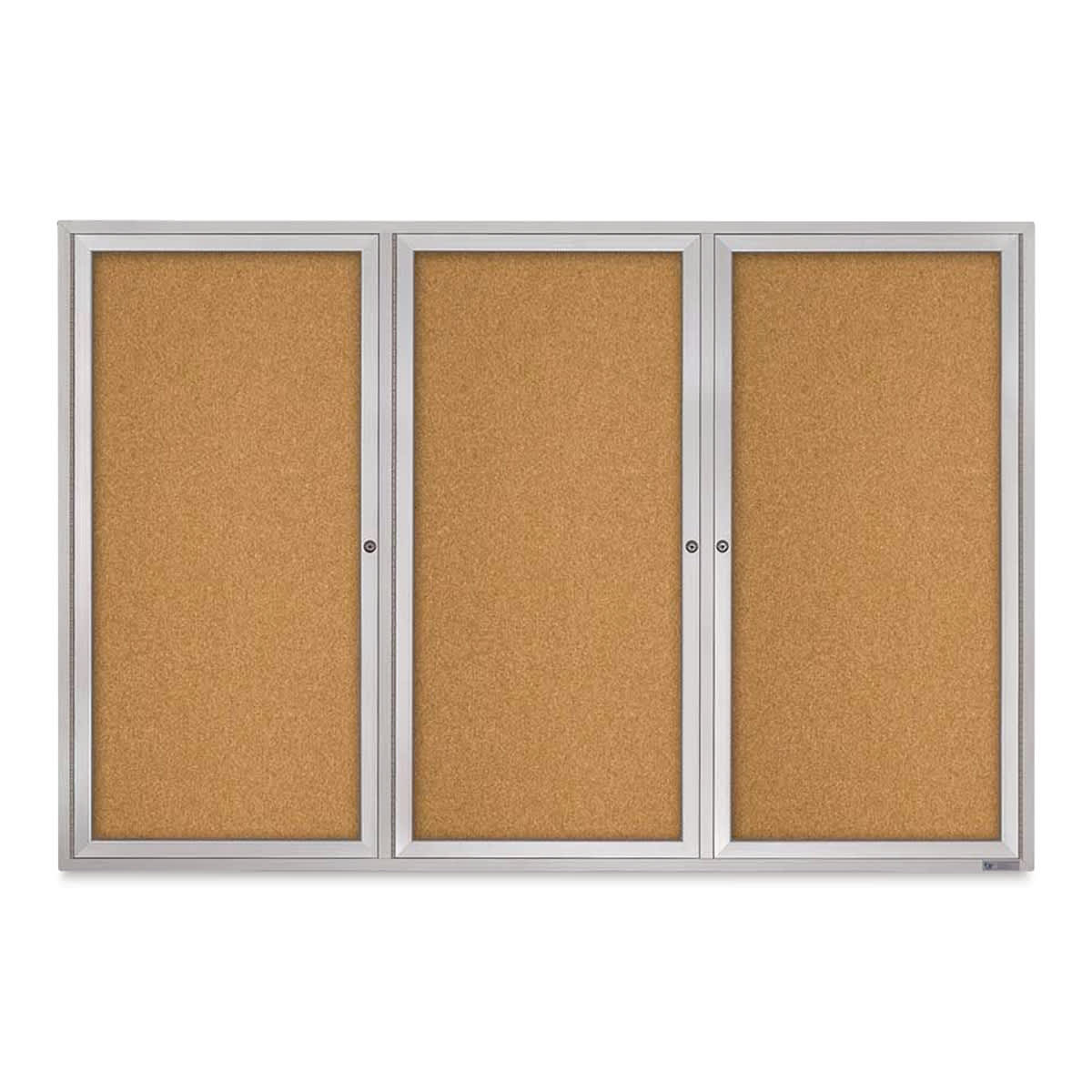 Outdoor Cork Board - 96" x 48", 3 Doors