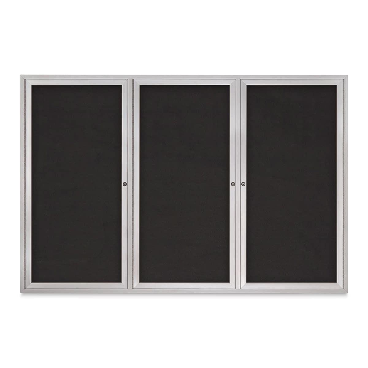 Tac-On Display Board, 3 Door - 72" x 48", 3 Door, Fabric