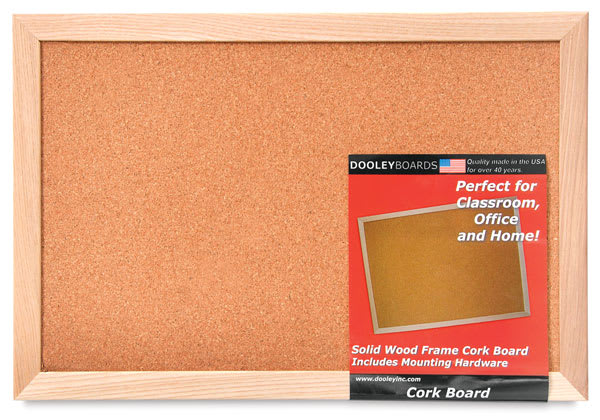 Natural Cork Bulletin Board