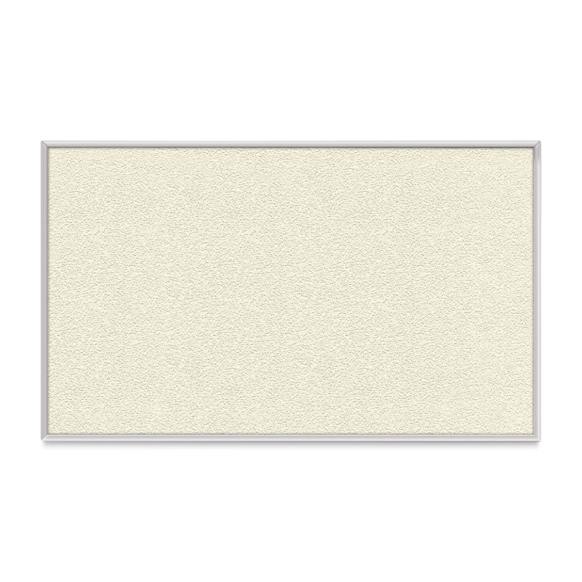 Ghent PremaTak Tackboard - 24" x 36", Ivory, Vinyl, Aluminum Frame