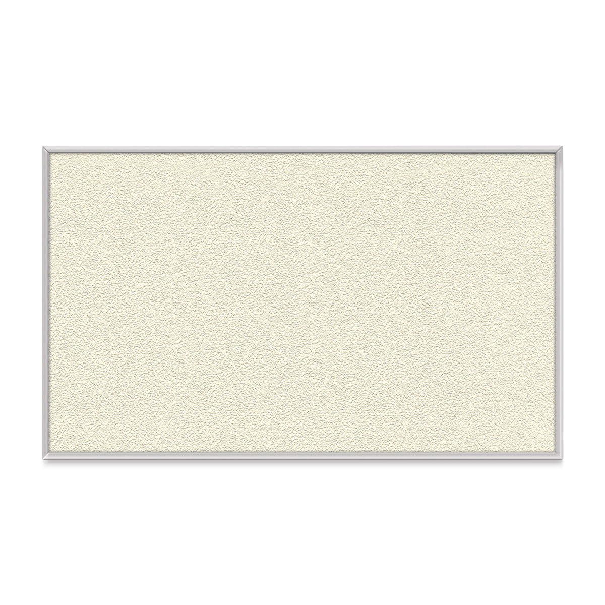Ghent PremaTak Tackboard - 36" x 48", Ivory, Vinyl, Aluminum Frame