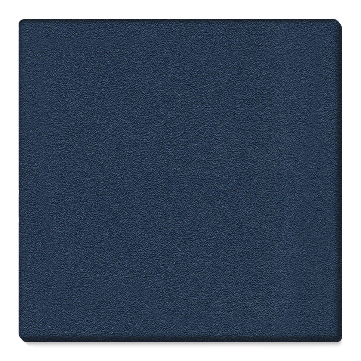 Ghent PremaTak Tackboard - 4 ft x 4 ft, Navy, Vinyl, Wrapped Edge