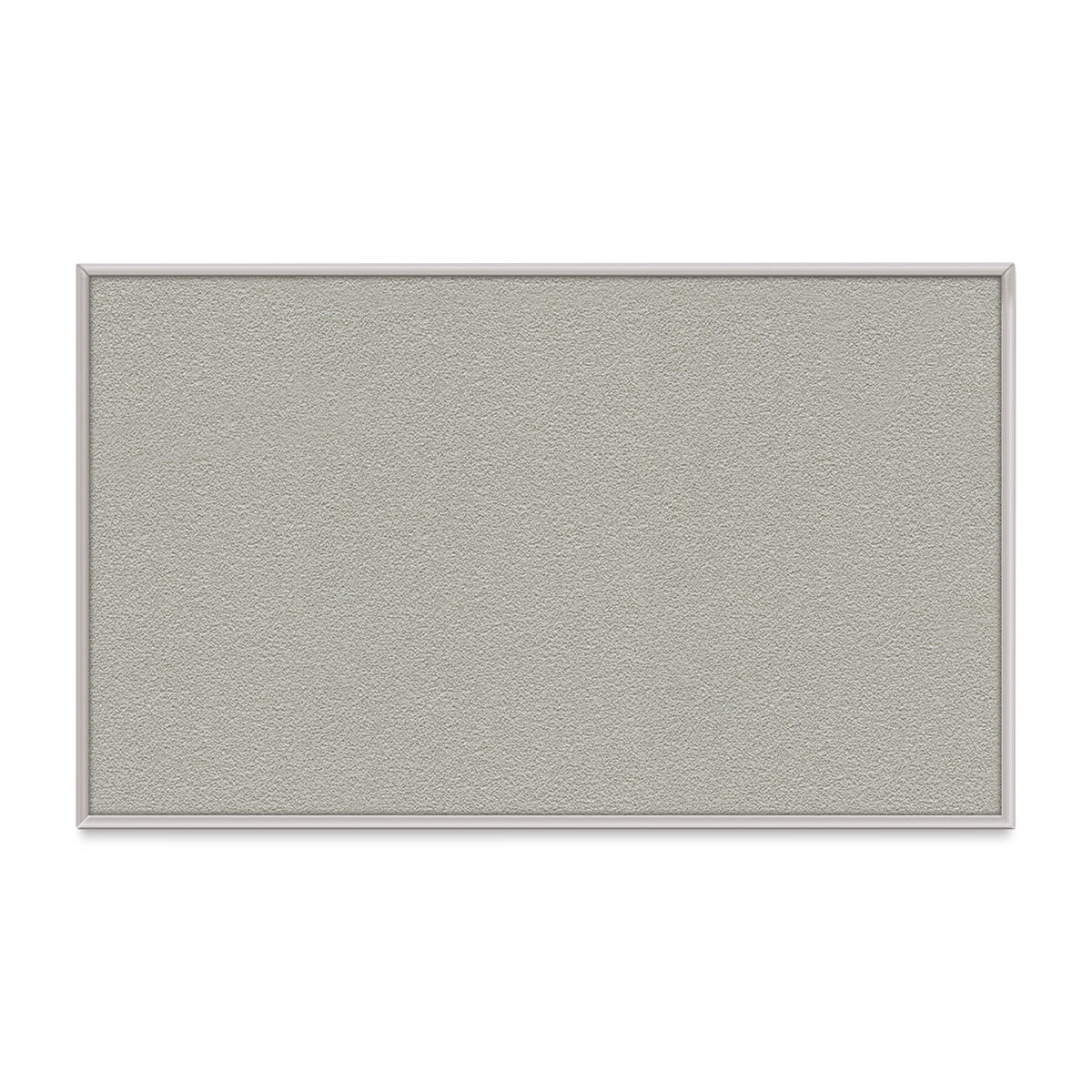 Ghent PremaTak Tackboard - 4 ft x 6 ft, Silver, Vinyl, Aluminum Frame