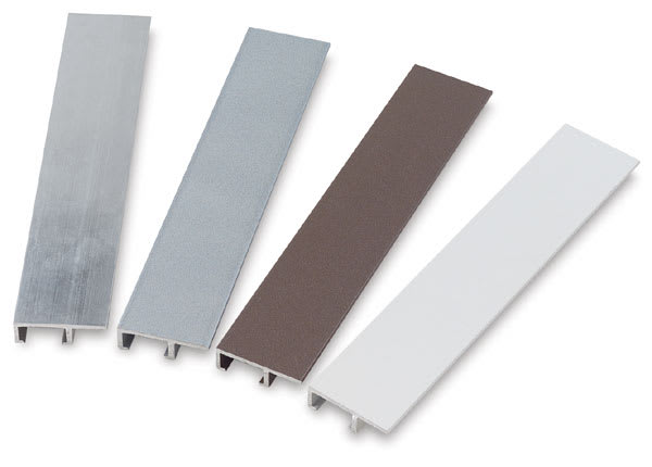 Walker System Molding - Four finishes of Molding shown 
